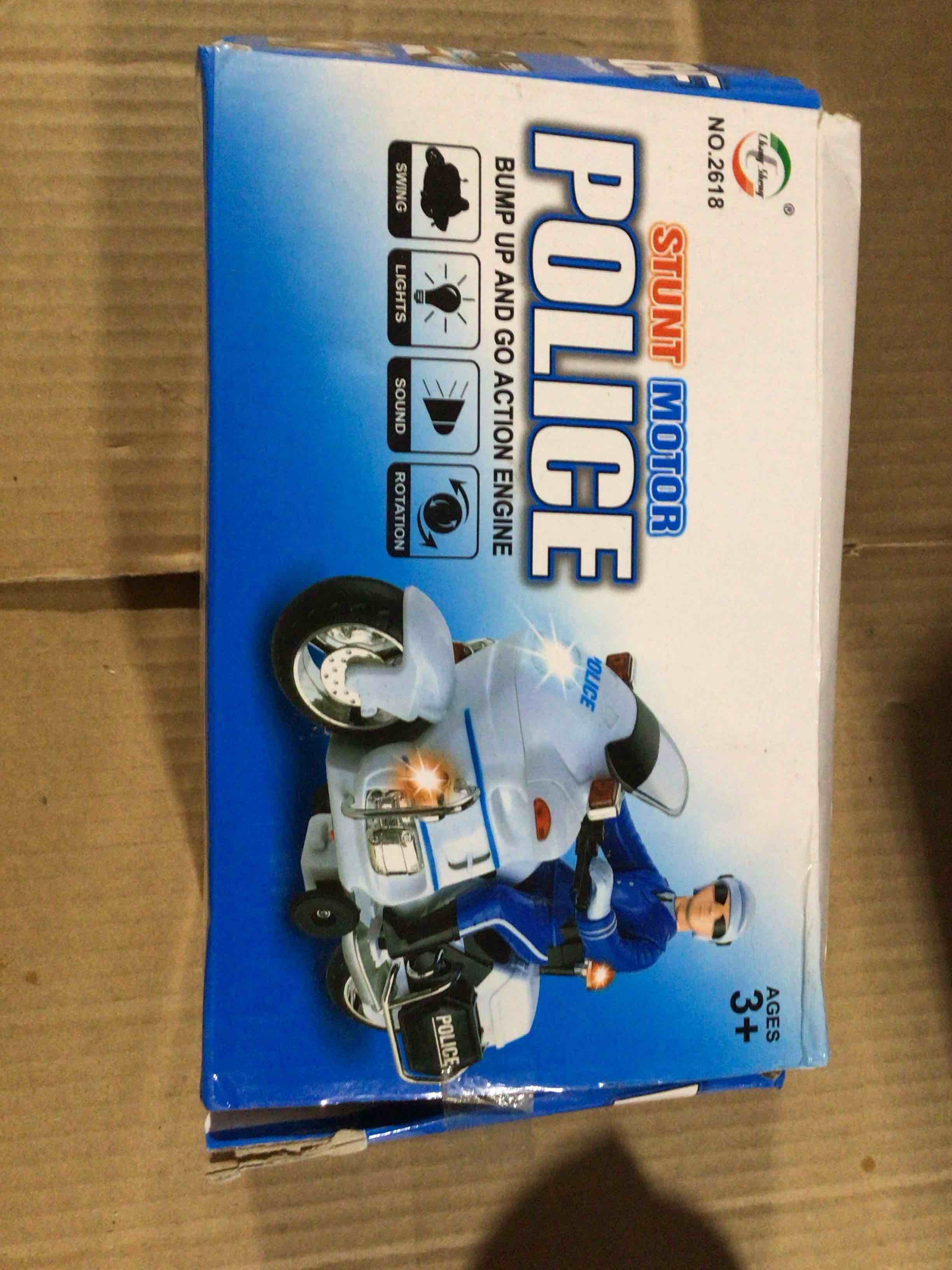 stunt motor police bump up an go action engine 