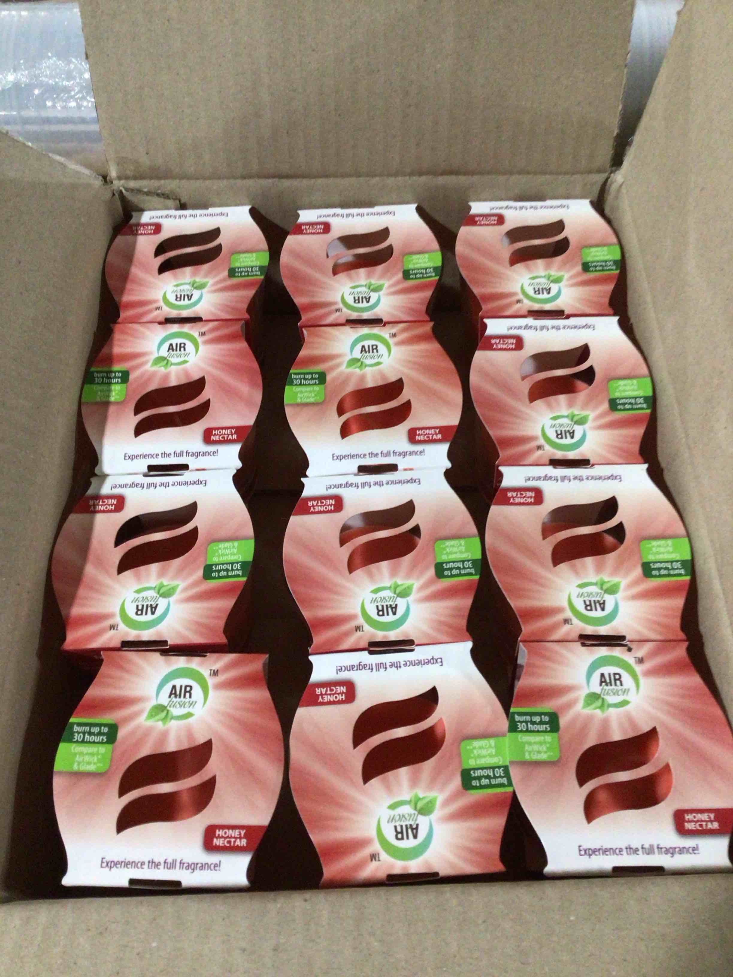 case of 12 Candle Jar 3oz Honey Nectar