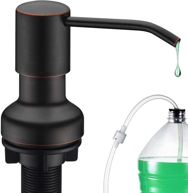 EEKTE Oil Rubbed Bronze Soap Dispenser for Kitchen Sink