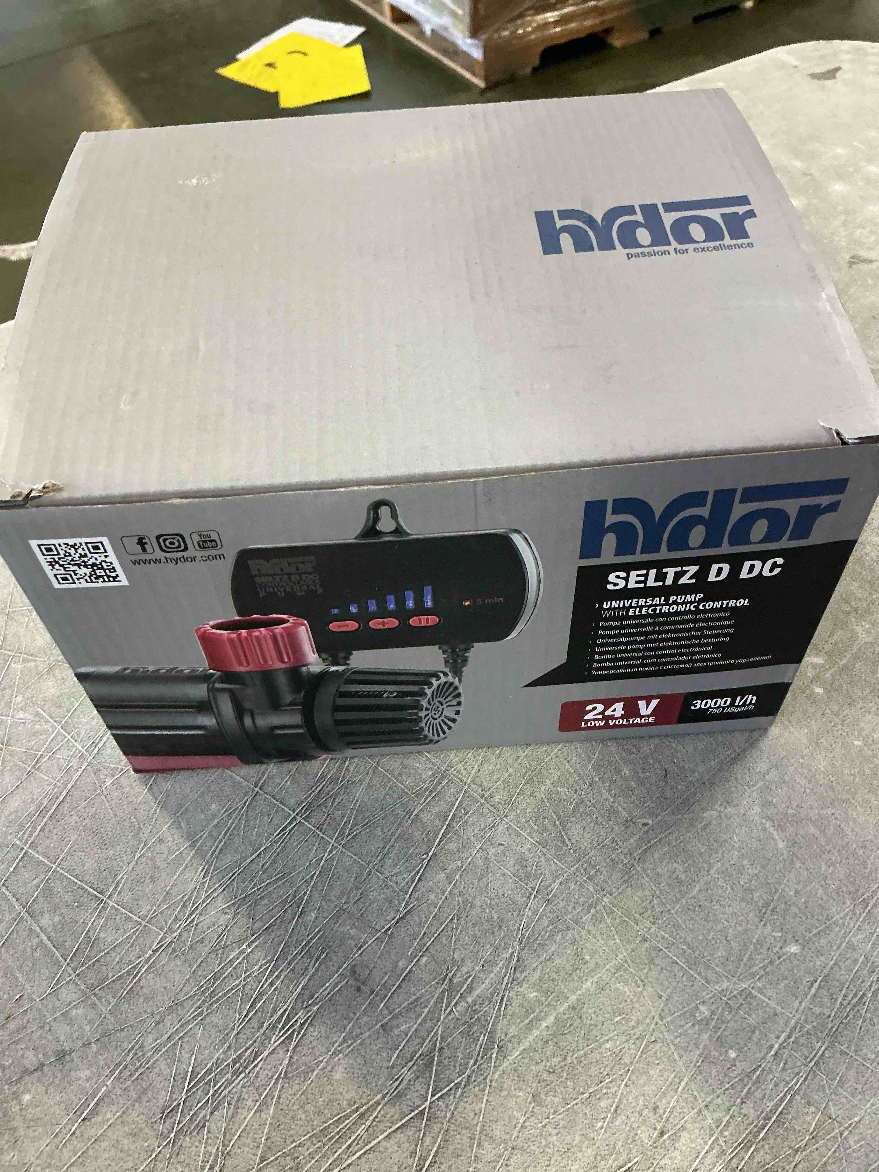 Condition photo showing New/Like New for Hydor Seltz D DC Controllable Universal Pump 500 GPH, 750 GPH and 3000 GPH for Aquariums, Reefs, Ponds, Turtles, Terrariums and Fountains