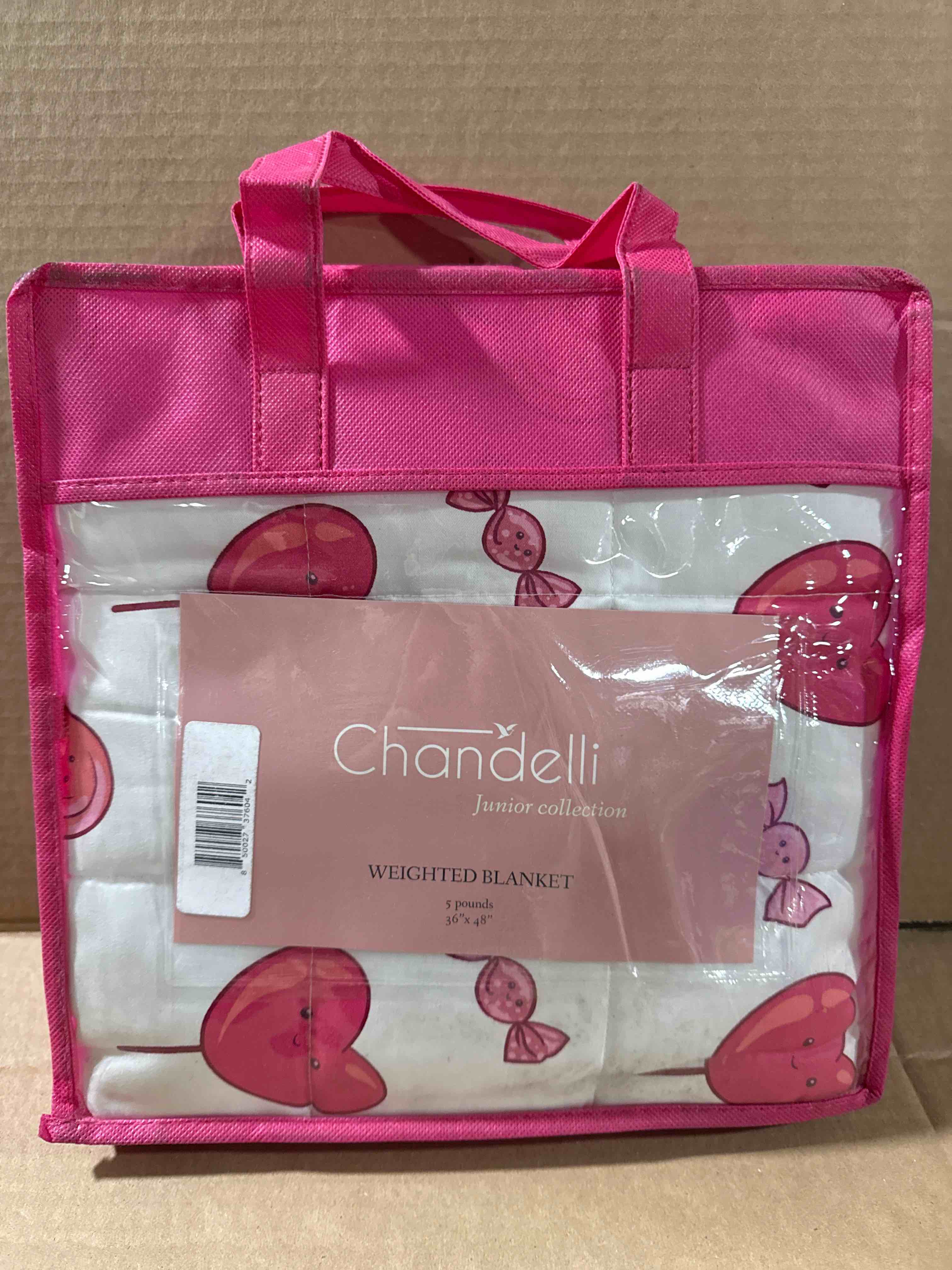 Chandelli Junior Collection Weighted Blanket , 5 Pounds 36” x 48” 