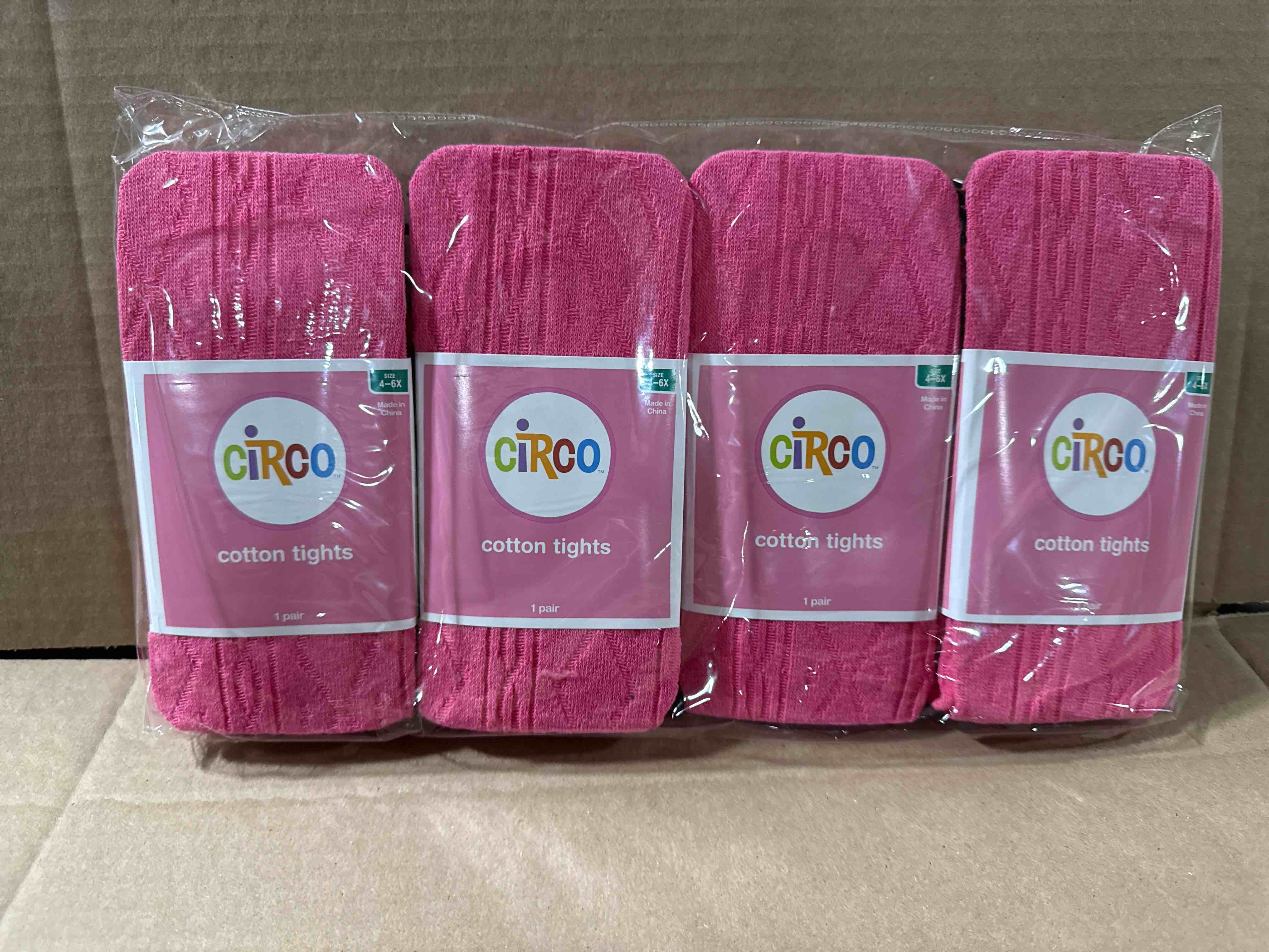 Size 4-6X Circo Girls Tights - Paradise Pink