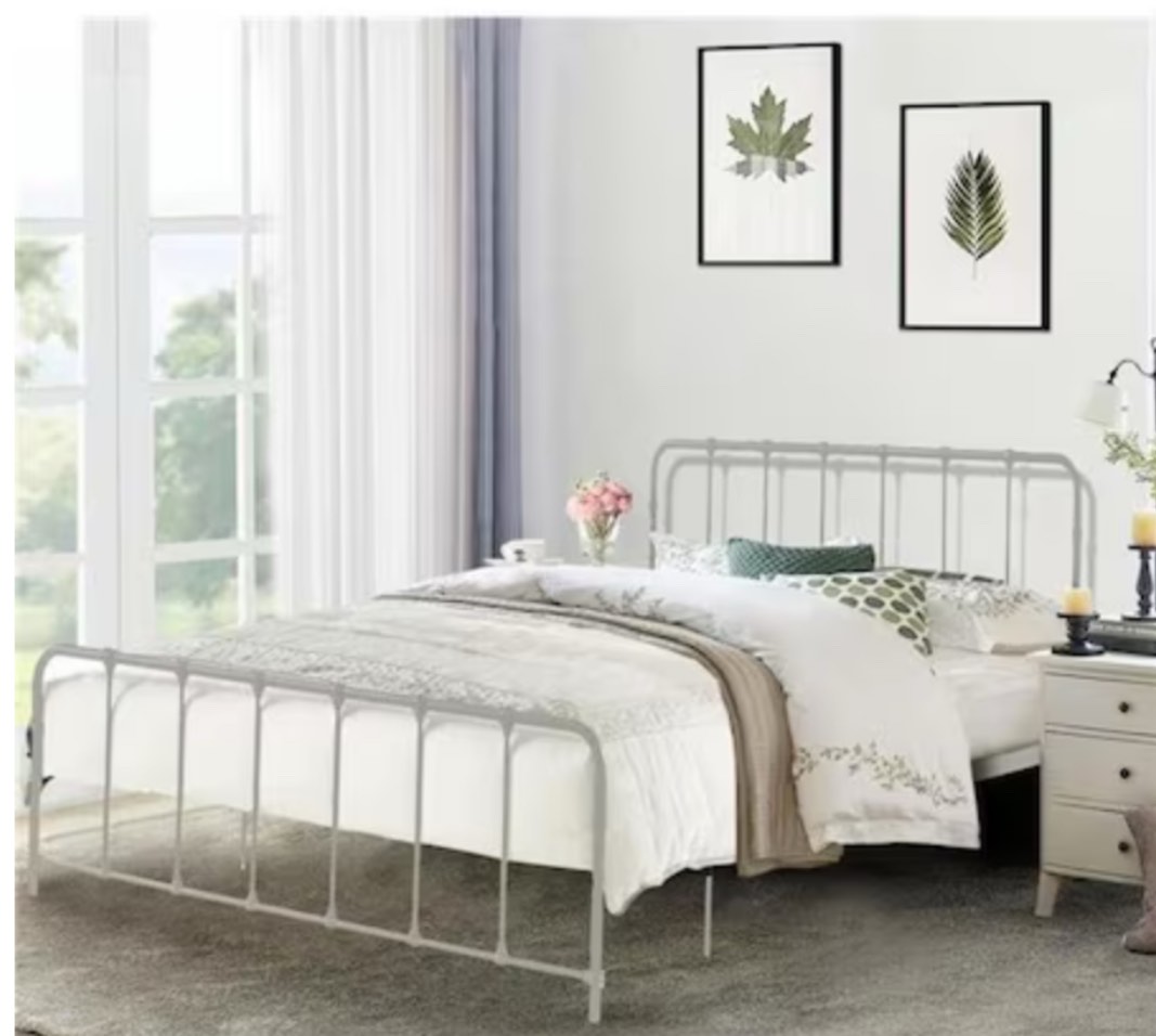 brand new complete belle isle furniture colina full size bed  grey