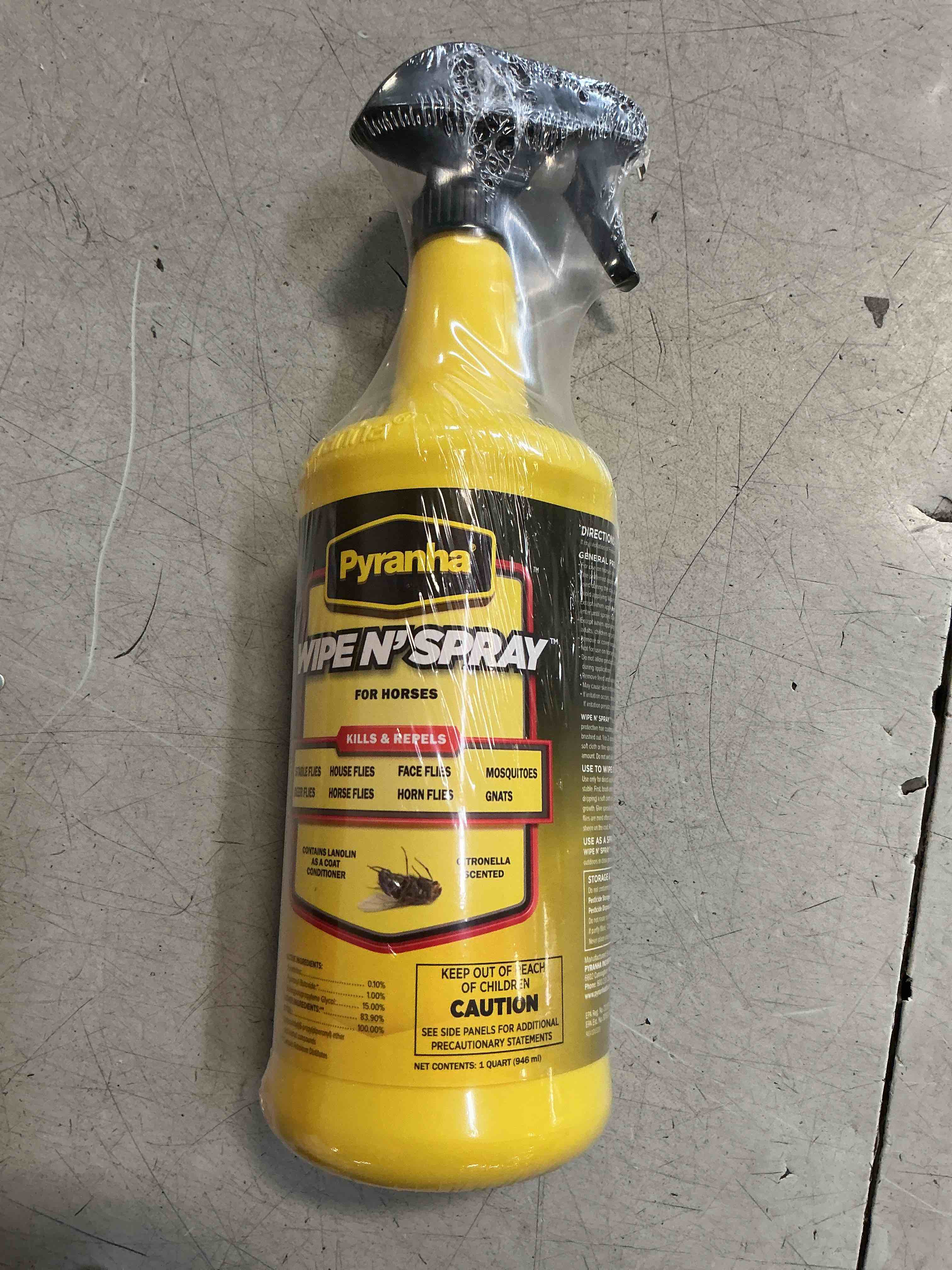 Condition photo showing New/Like New for STRONGID Paste Wipe N  Spray Fly Protection Spray For Horses