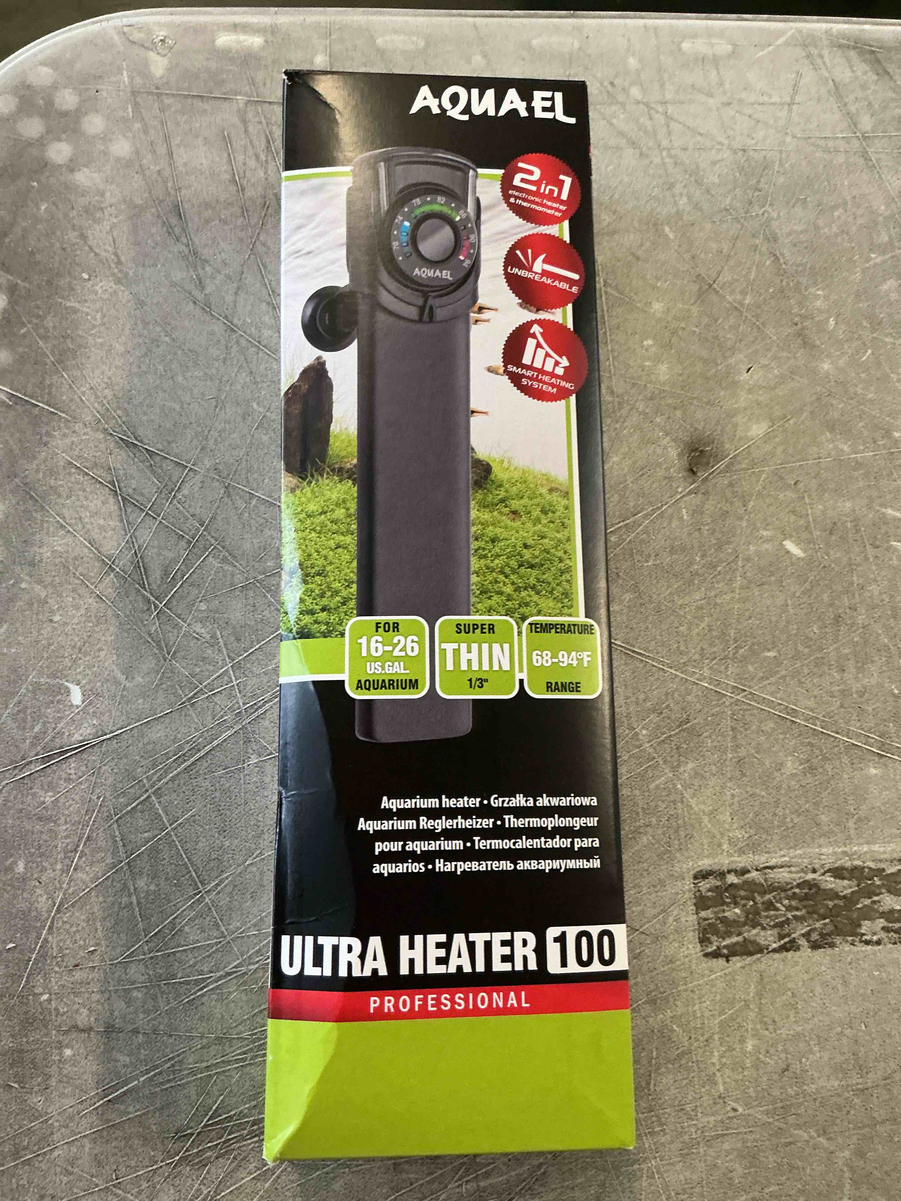 Condition photo showing New/Like New for Aquael Ultra Aquarium Heater for Freshwater & Saltwater Aquariums - 100 Watt, 16-26 Gallon