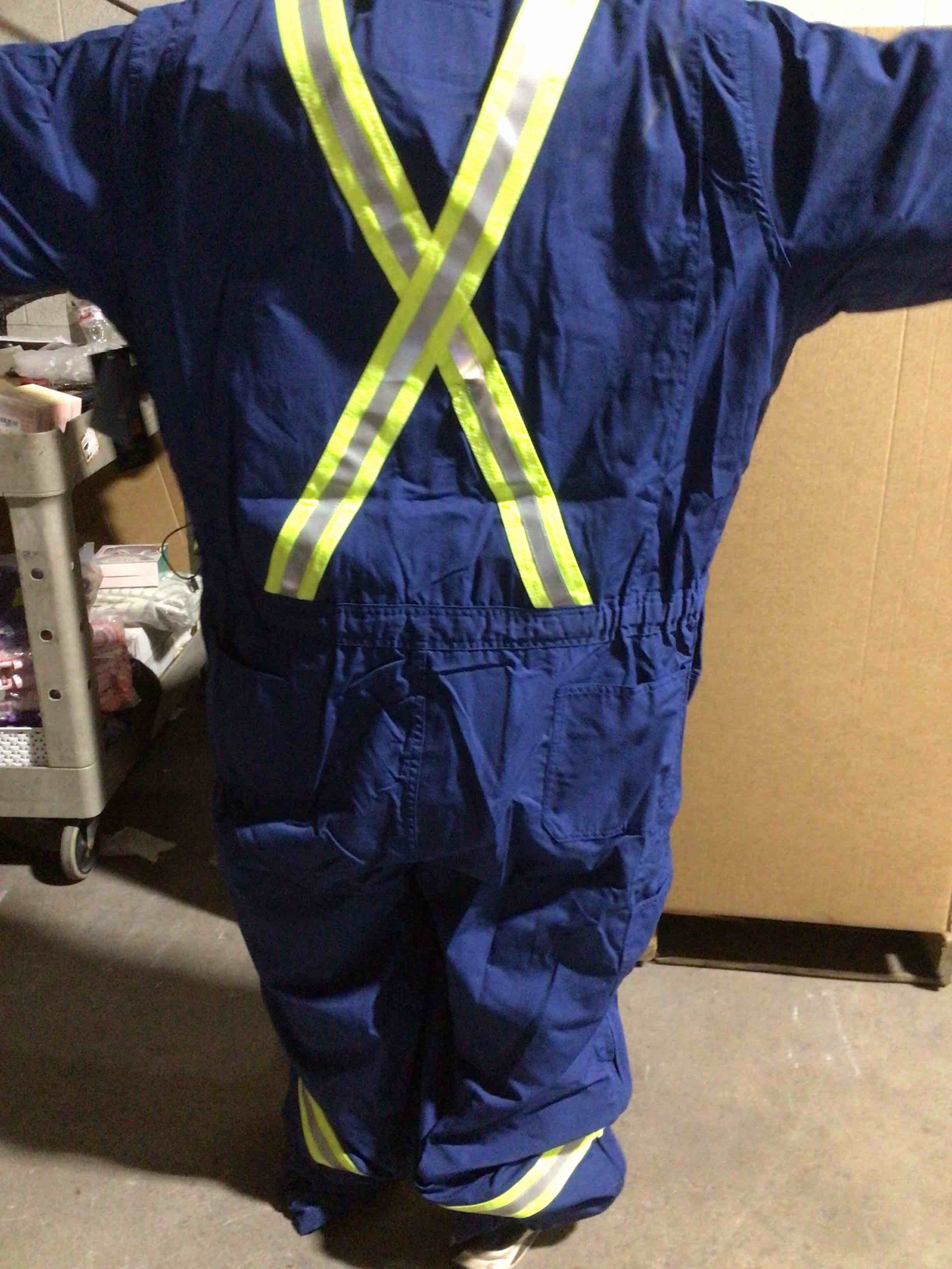 DUCK INSULATED SAFETY COVERALL, size 50