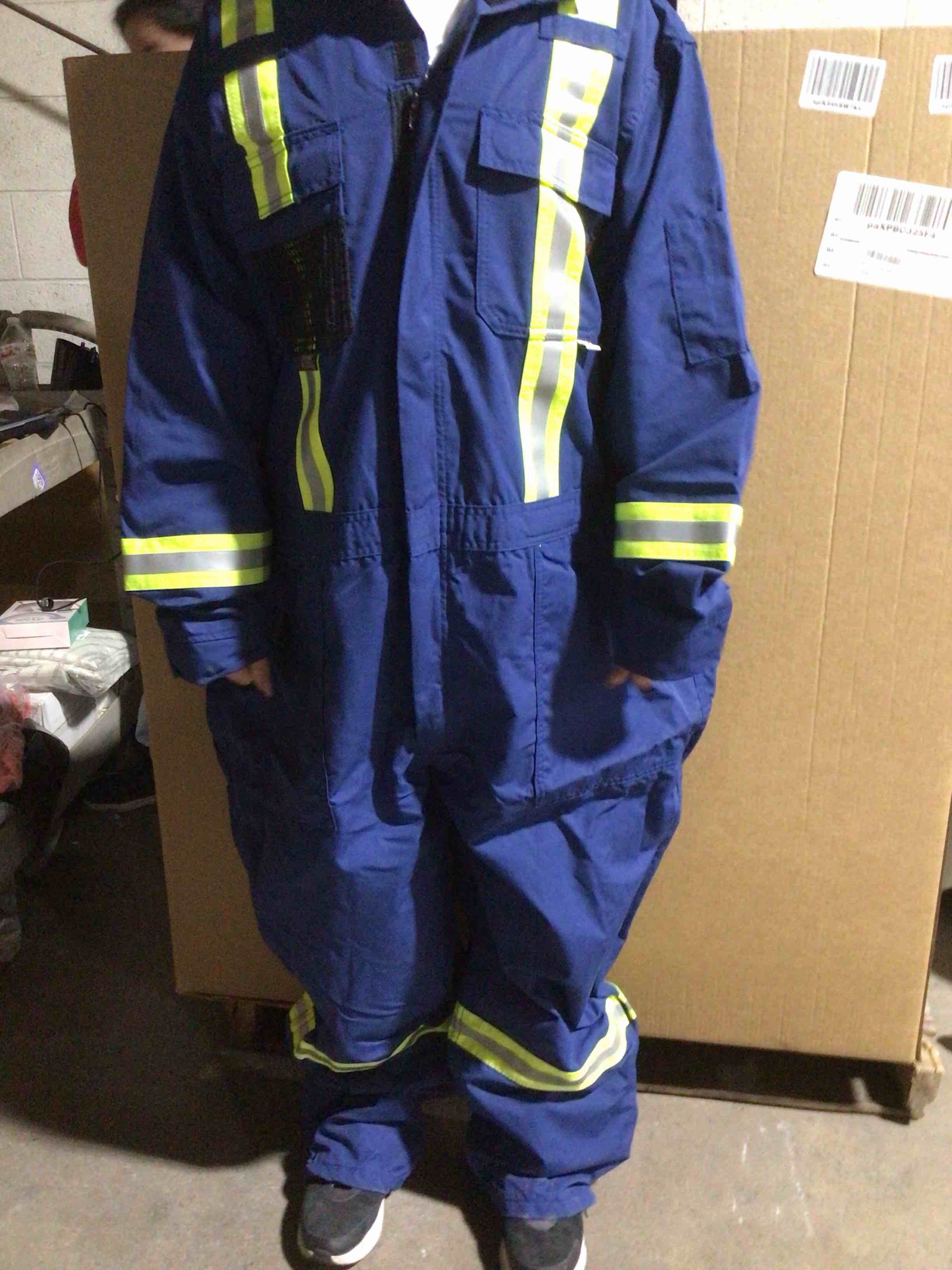 DUCK INSULATED SAFETY COVERALL, size 64