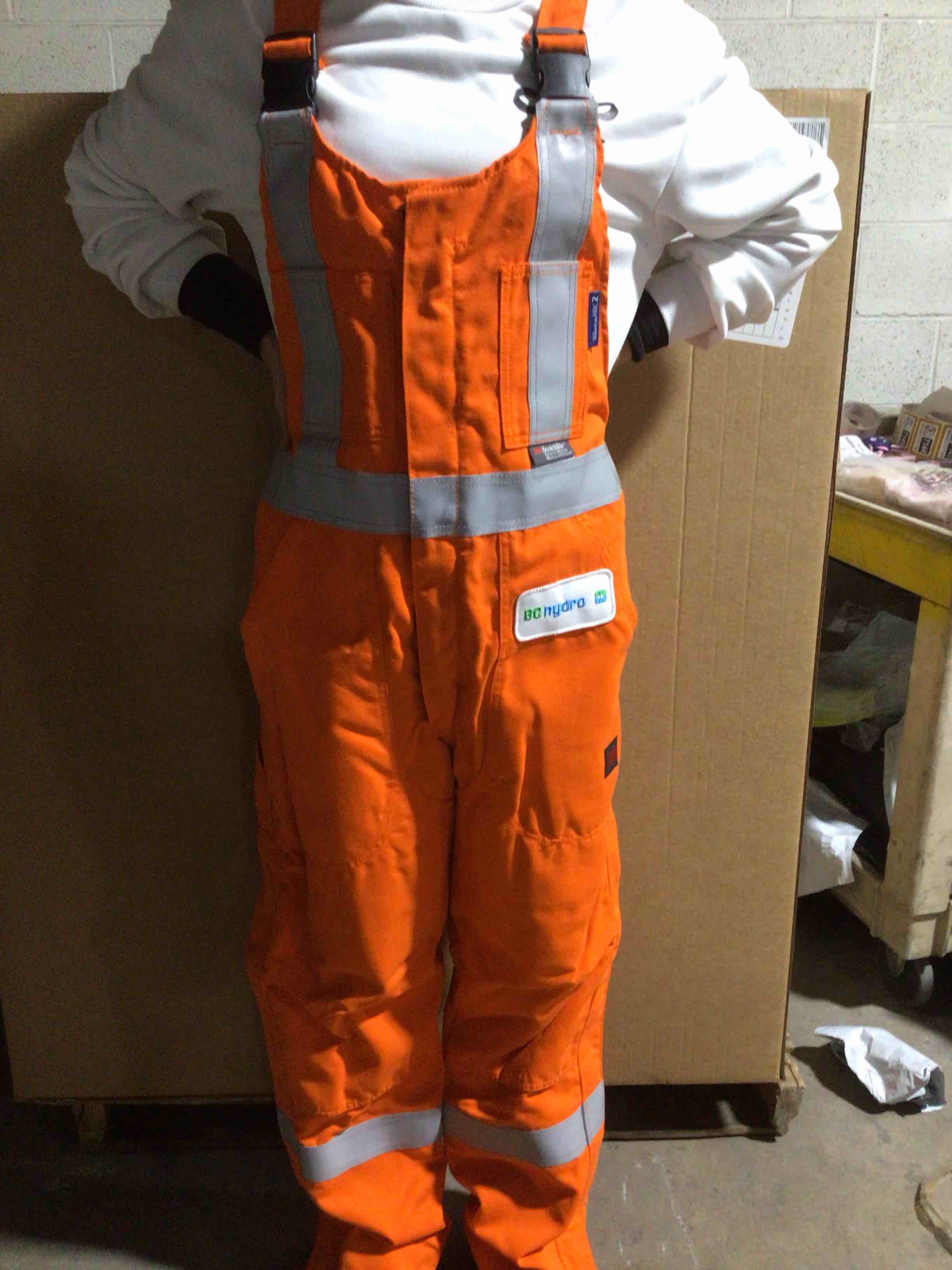 DUCK INSULATED SAFETY COVERALL, size M