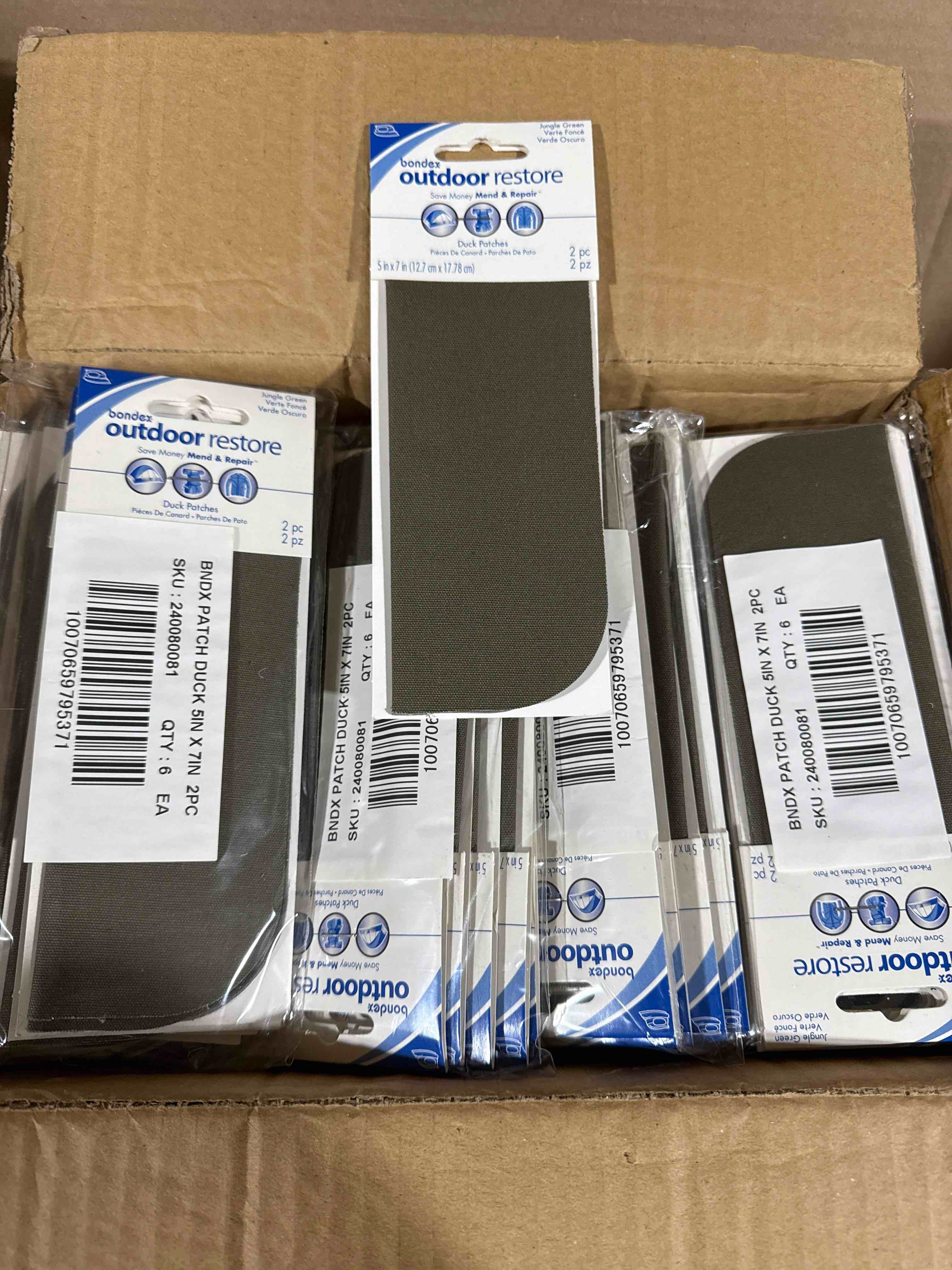 Case of 288 Bondex 2pk Patch Duck Canvas