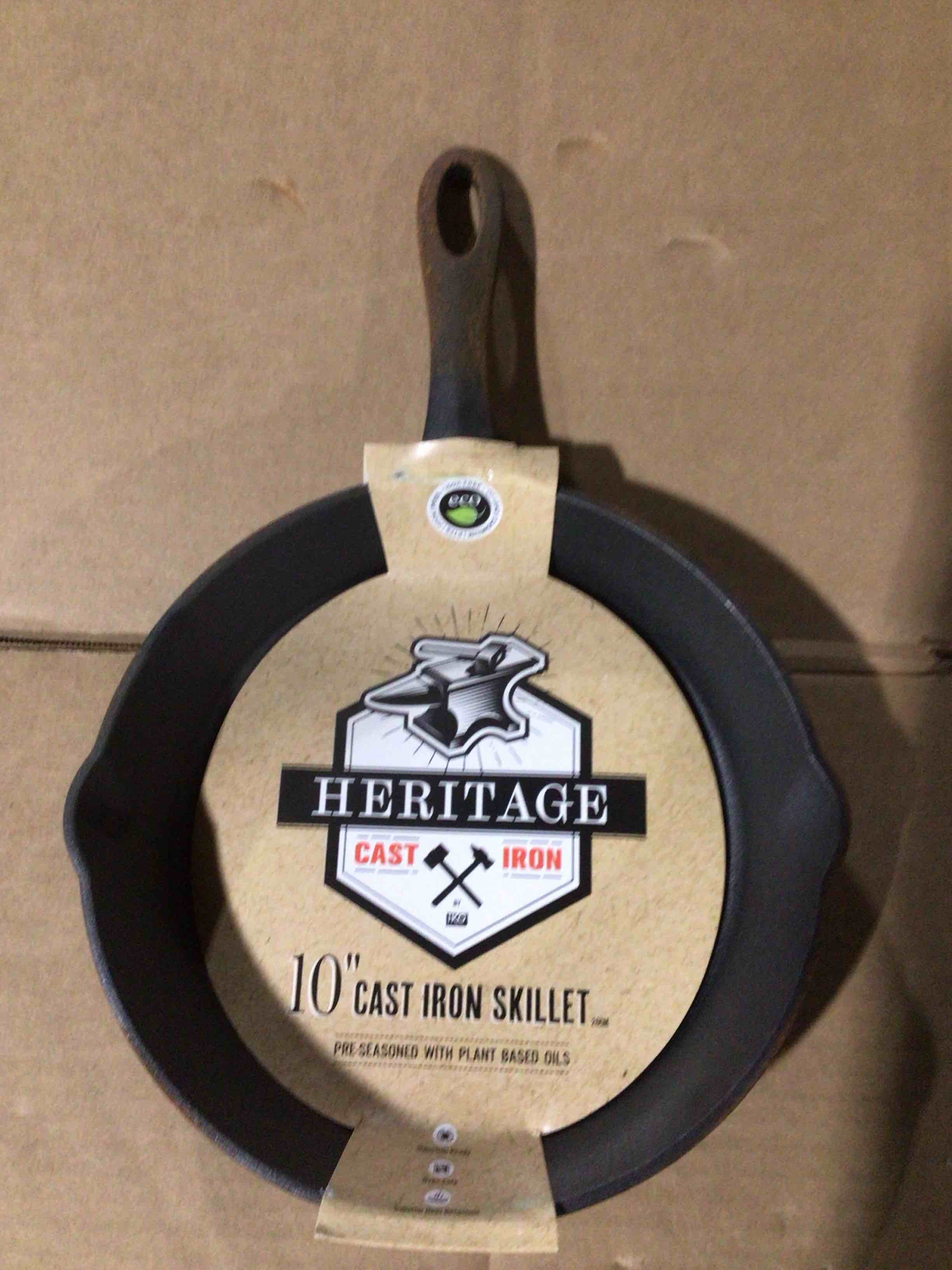 Heritage Cast Iron 10” Cast Iron Skillet 
