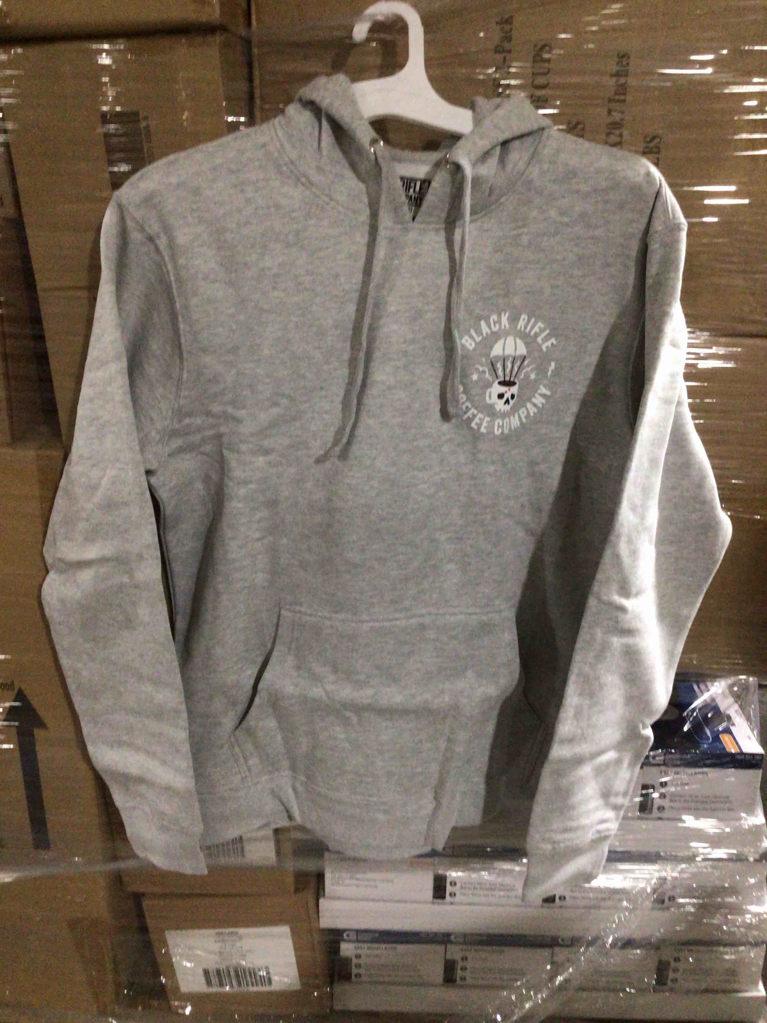 Black Rifle ParaMug Pullover Hoodie Light Grey Medium 