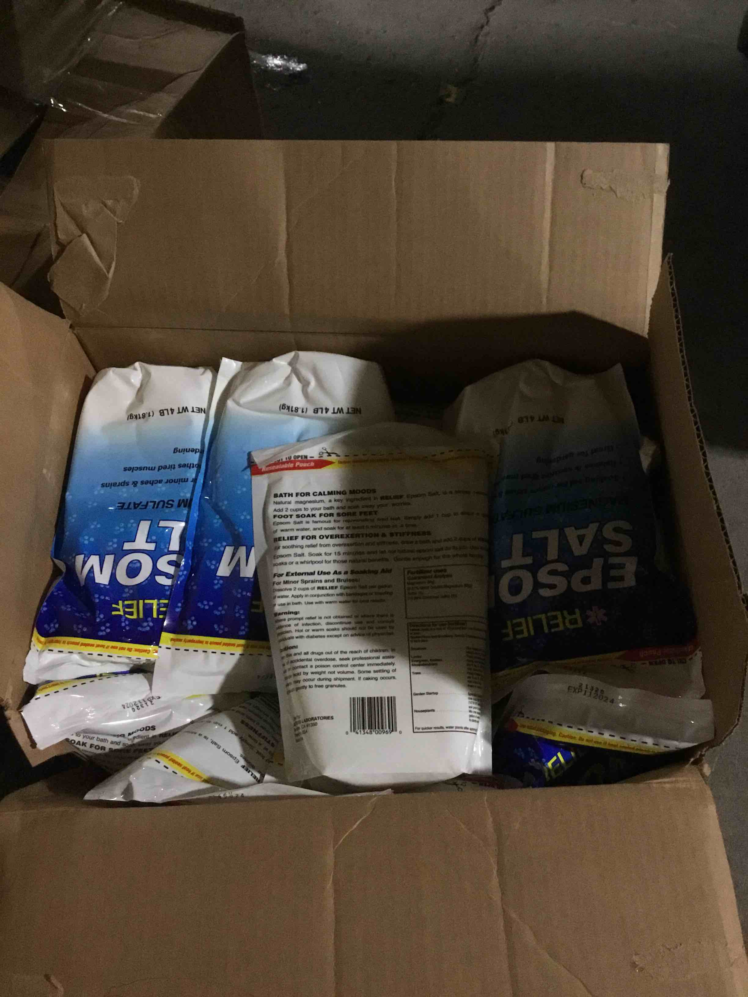 box lot of miscellaneous items 