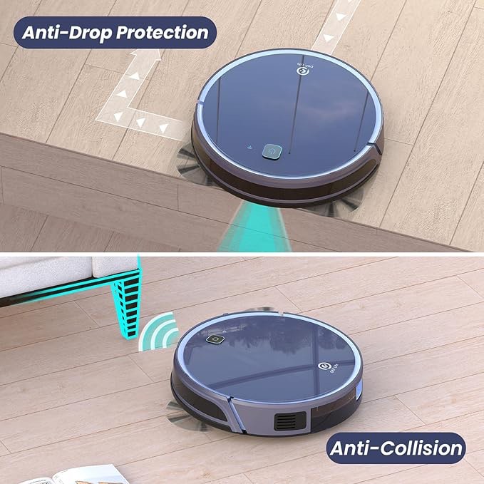 Condition photo showing New/Like New for OKP K7 Robot Vacuum Cleaner, Strong Suction, Slim, Quiet, Robotic Vacuums Cleaner for Home, APP/WiFi/Voice Control, Ideal for Pet Hair, Hard Wood Floors and Carpets