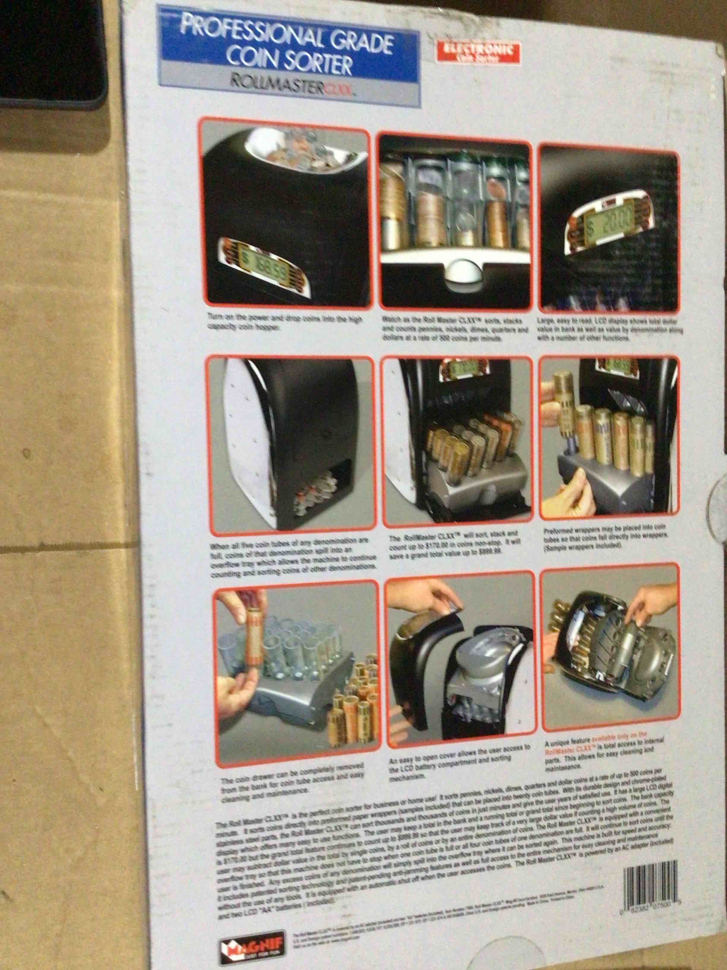 Mag-Nif Roll Master CLXX Professional-Grade Coin Sorter