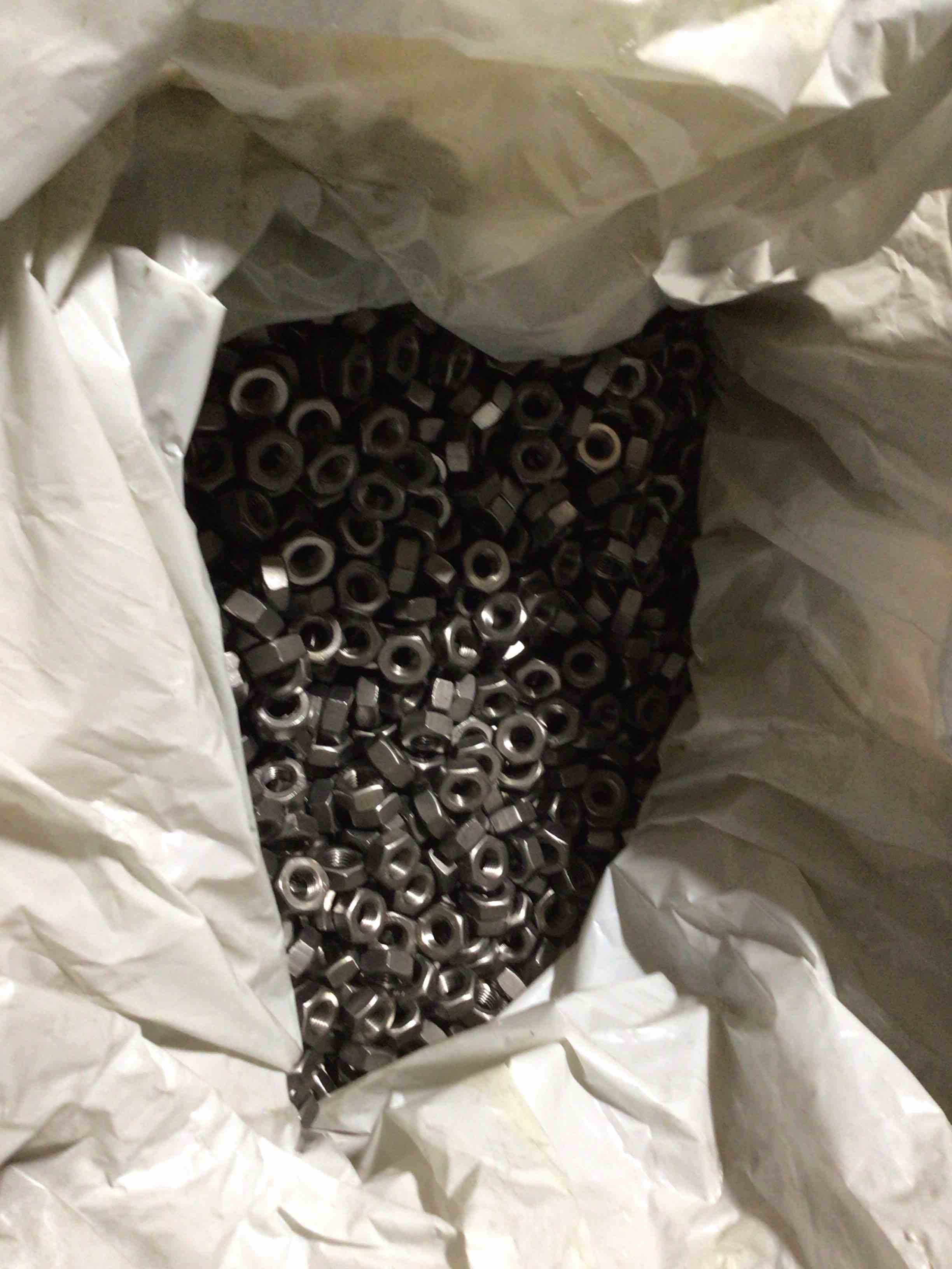 M5 x 0.80 Coarse Thread DIN 934 Finished Hex Nut Stainless Steel 18-8 Black Oxide