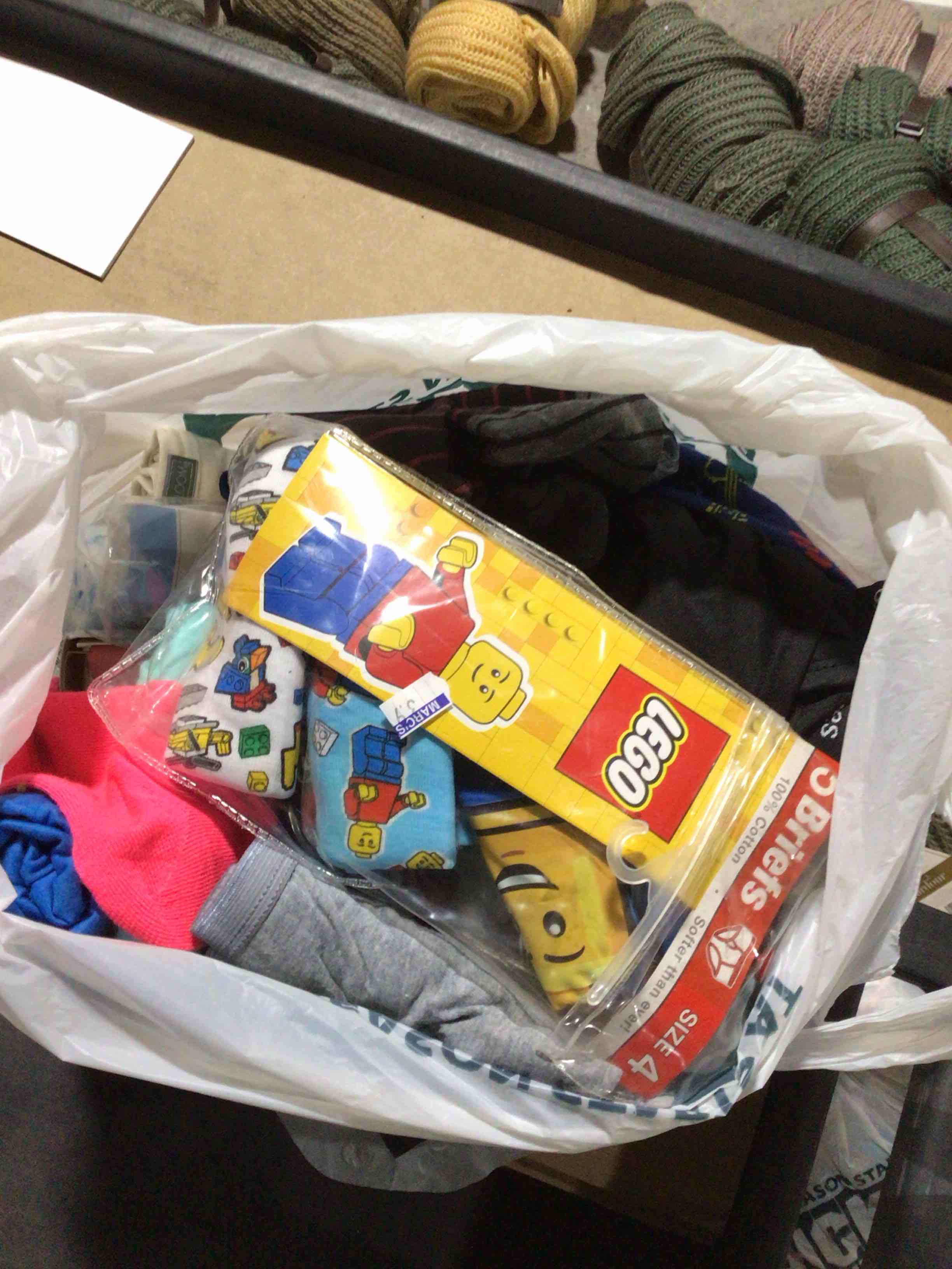 Assortment of 50 underwear (toddler, woman’s & men’s)