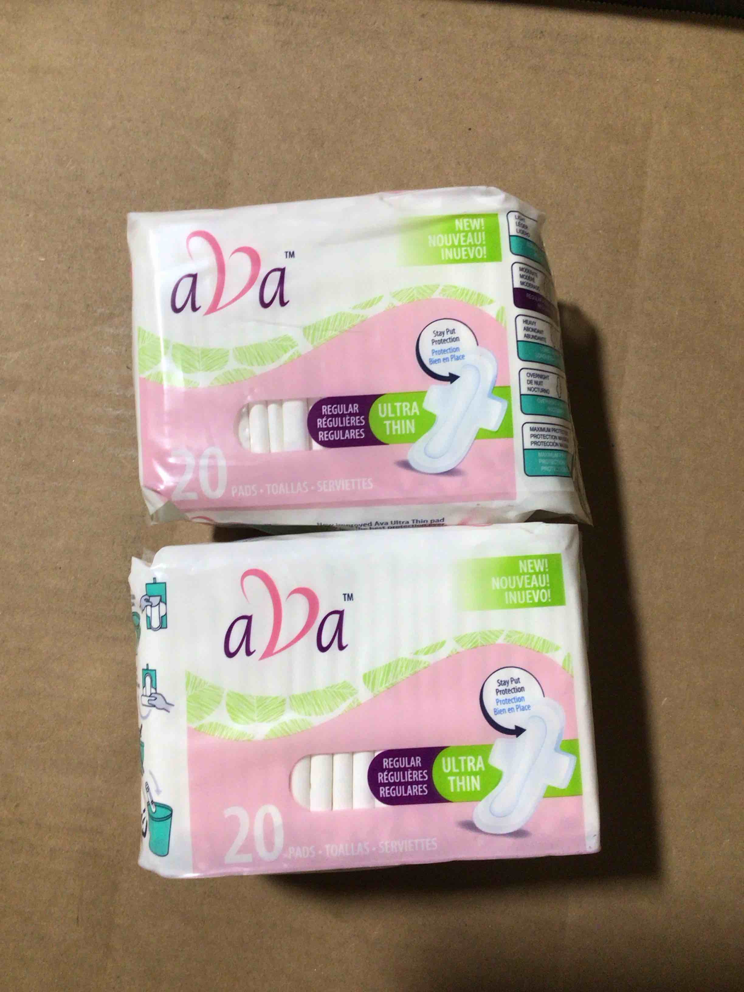 pack of 2 pc ava sanitary napkin 