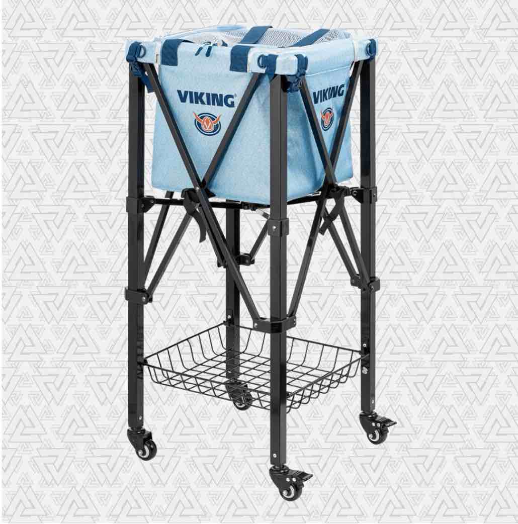  VIKING WHEELD BALL CART W TRAY-B