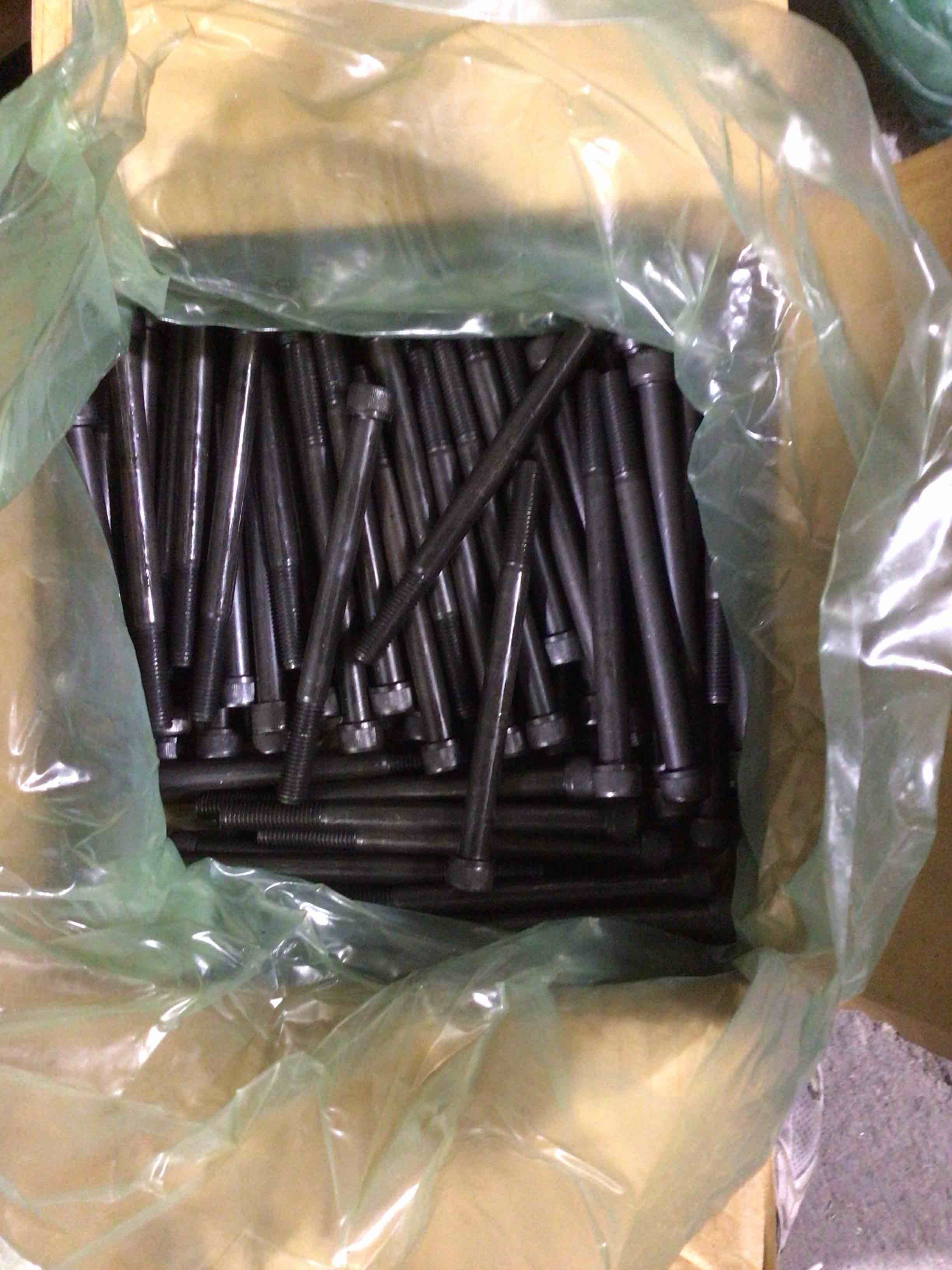 Metric hex head M16 2.0 x cap screen bolts 16 mm plai