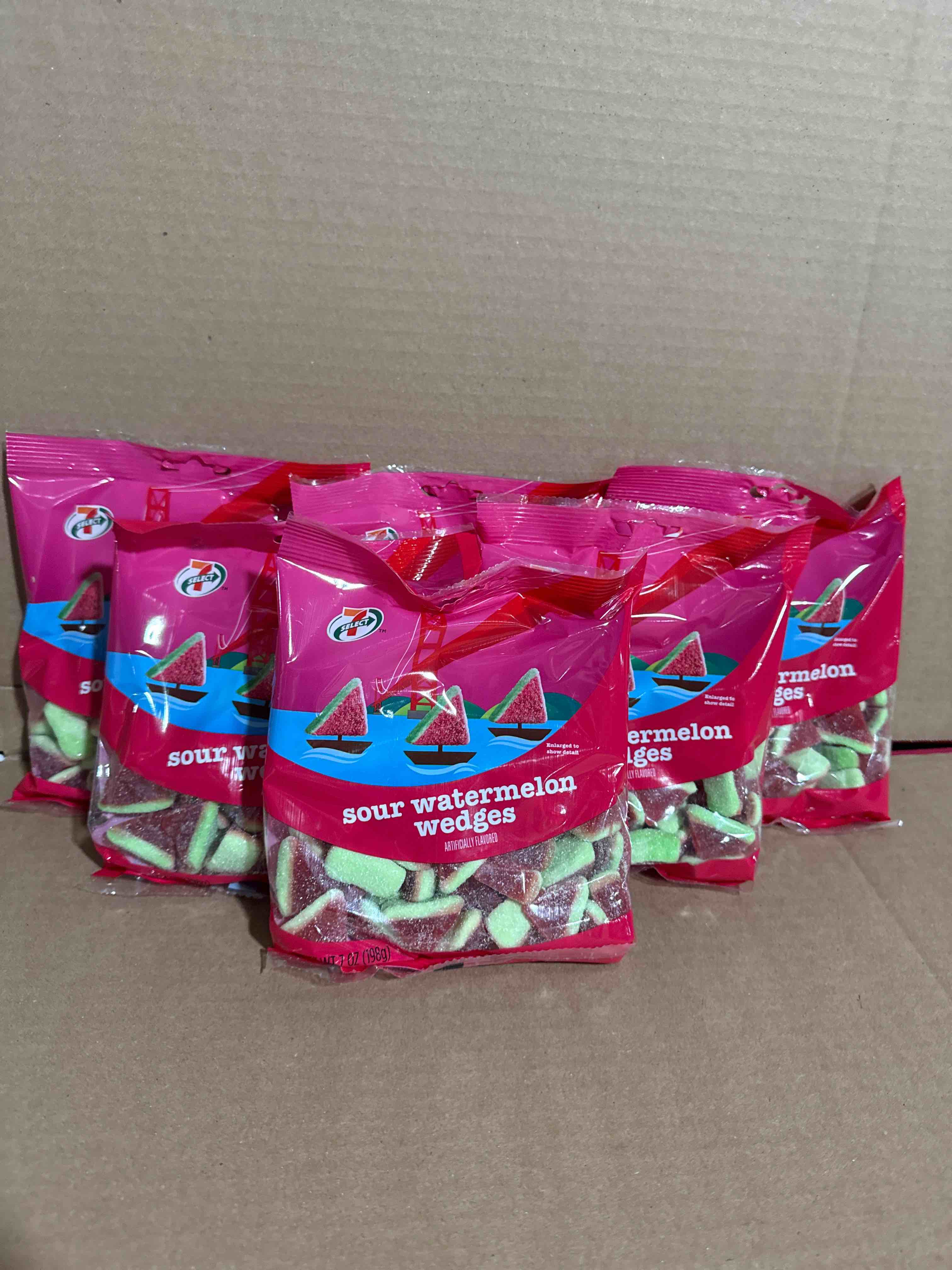 Case of 6 7 Select Sour Watermelon Wedges 7 oz