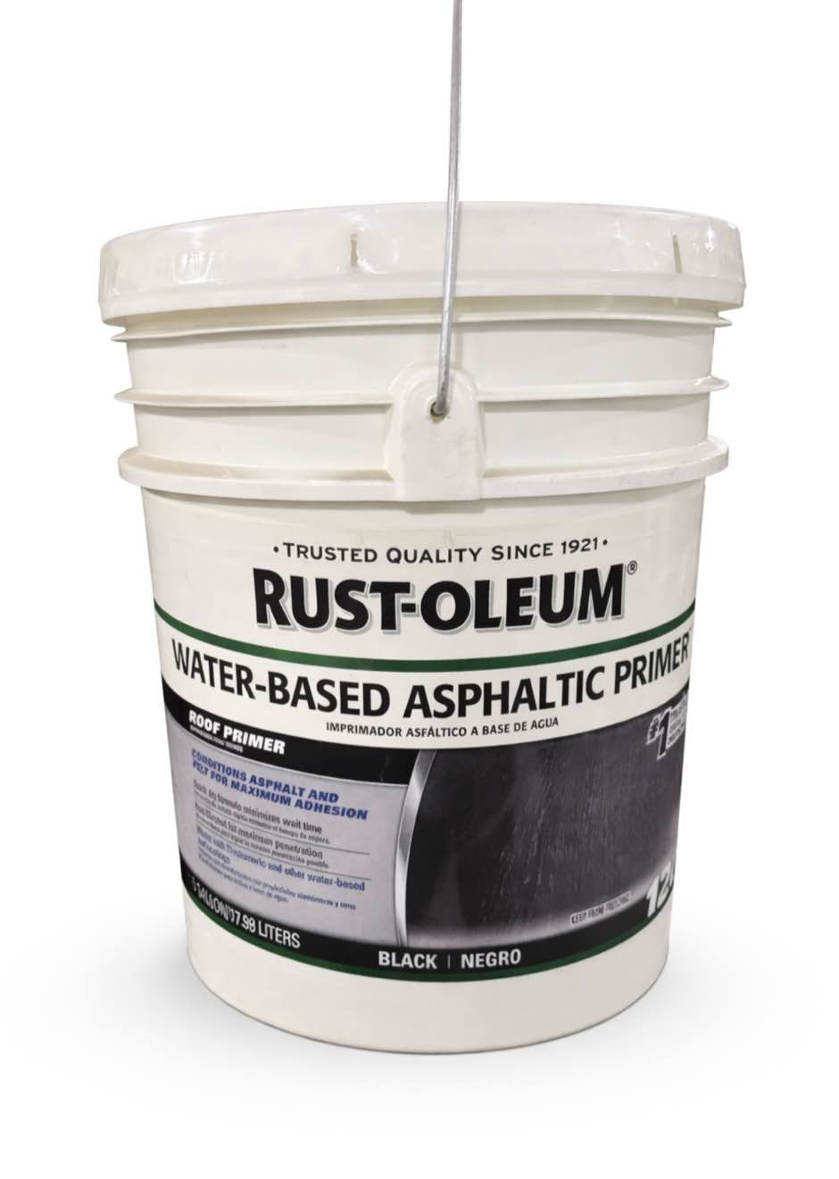 rust-oleum water based asphaltic primer black 4.75 gallon 