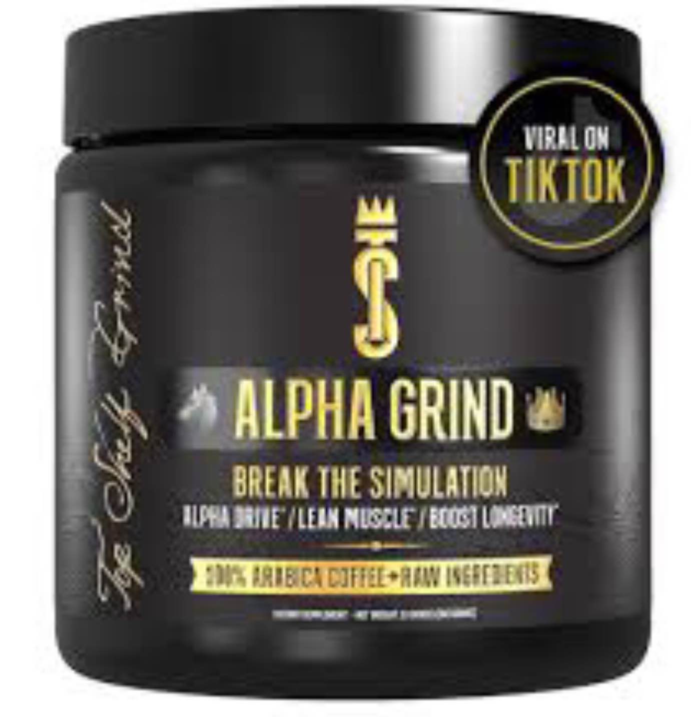 (EXP 09/2027) Grind Alpha – Instant Maca Coffee for Men + Natural Energy + Brain Booster 