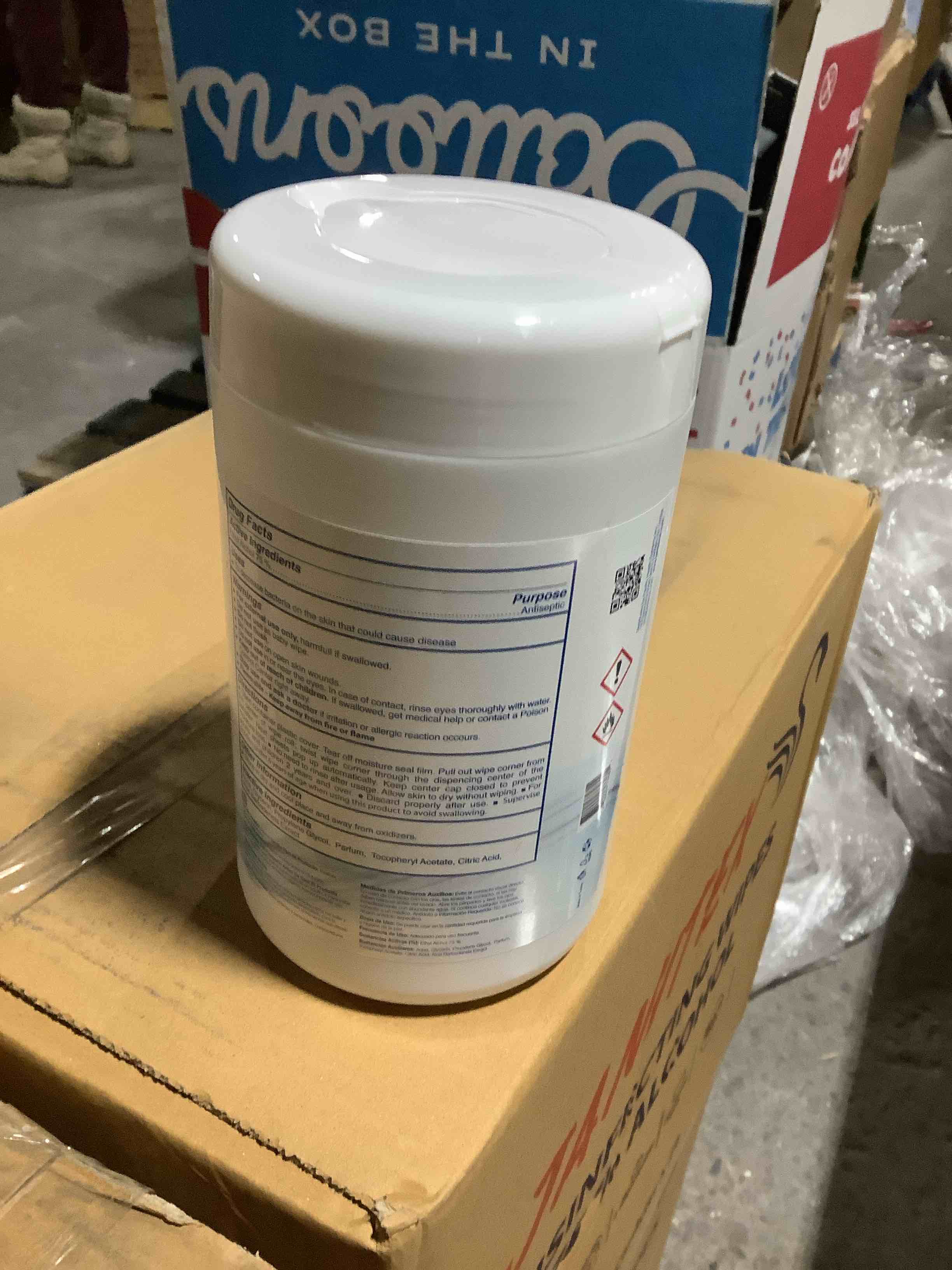 Condition photo showing Good Condition for JANITEX DIDINFECTING ALCOHOL WIPES 75% ALCOHOL 