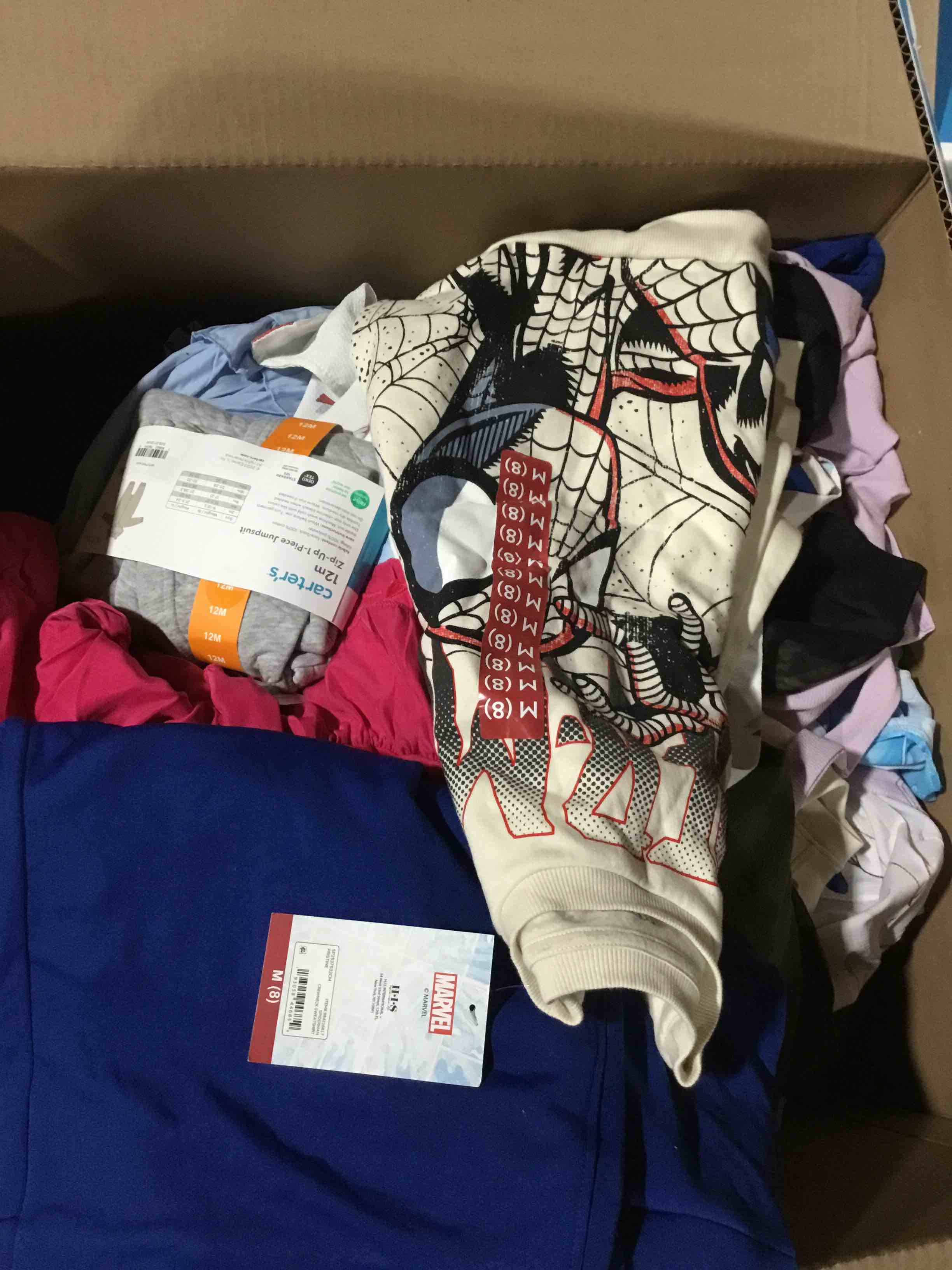 Condition photo showing New/Like New for Box Lot of New Clothes (25pcs)