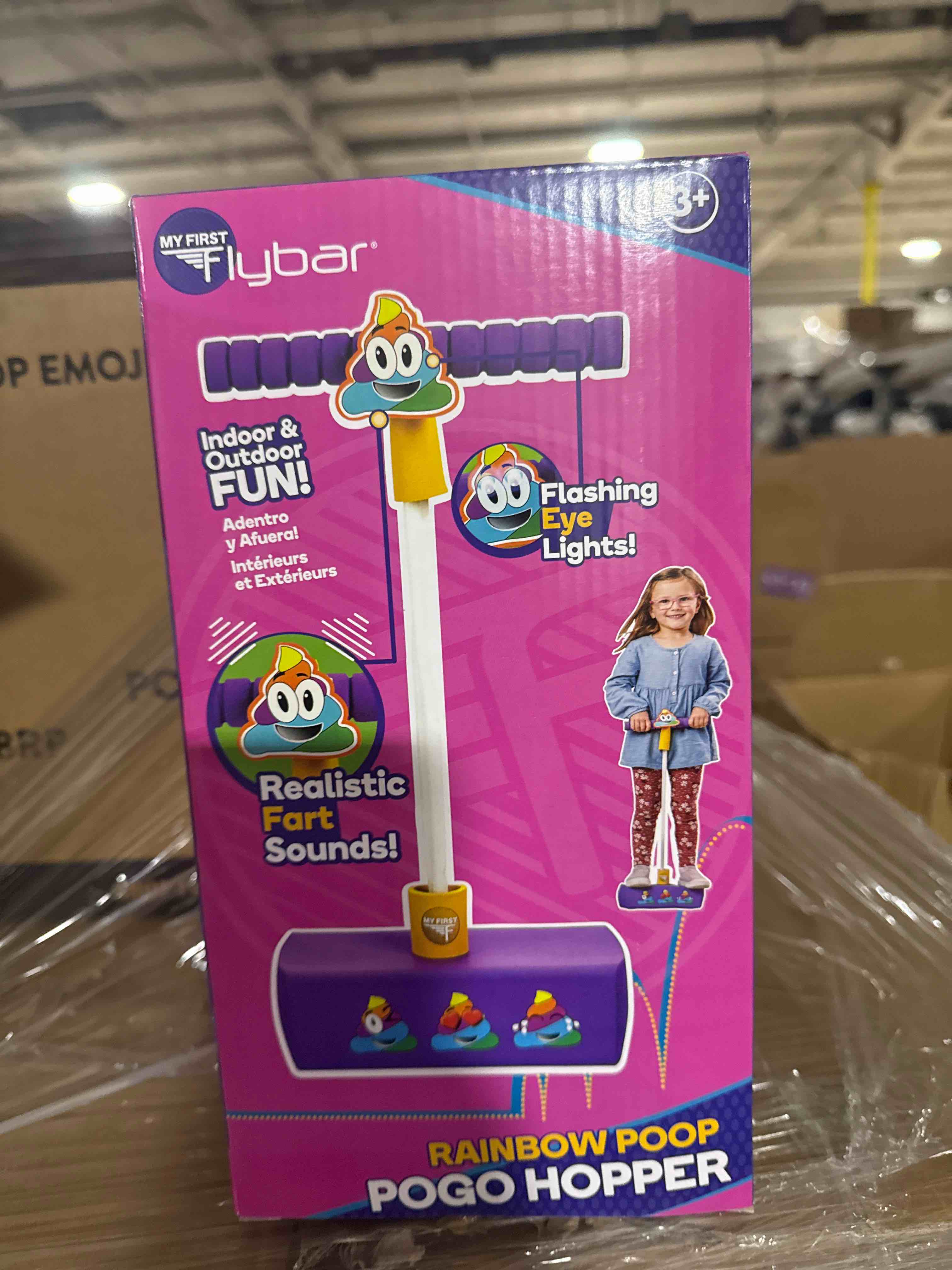 Condition photo showing Brand New for Flybar My First Foam Pogo Jumper for Kids Fun and Safe Pogo Stick for Toddlers, Durable Foam and Bungee Jumper for Ages 3 and up, Supports up to 250lbs