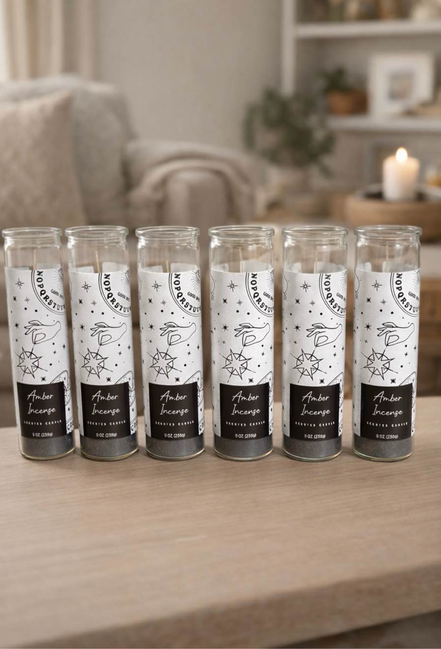 Case of 6 Crystal Potion Scented Candle 9oz 