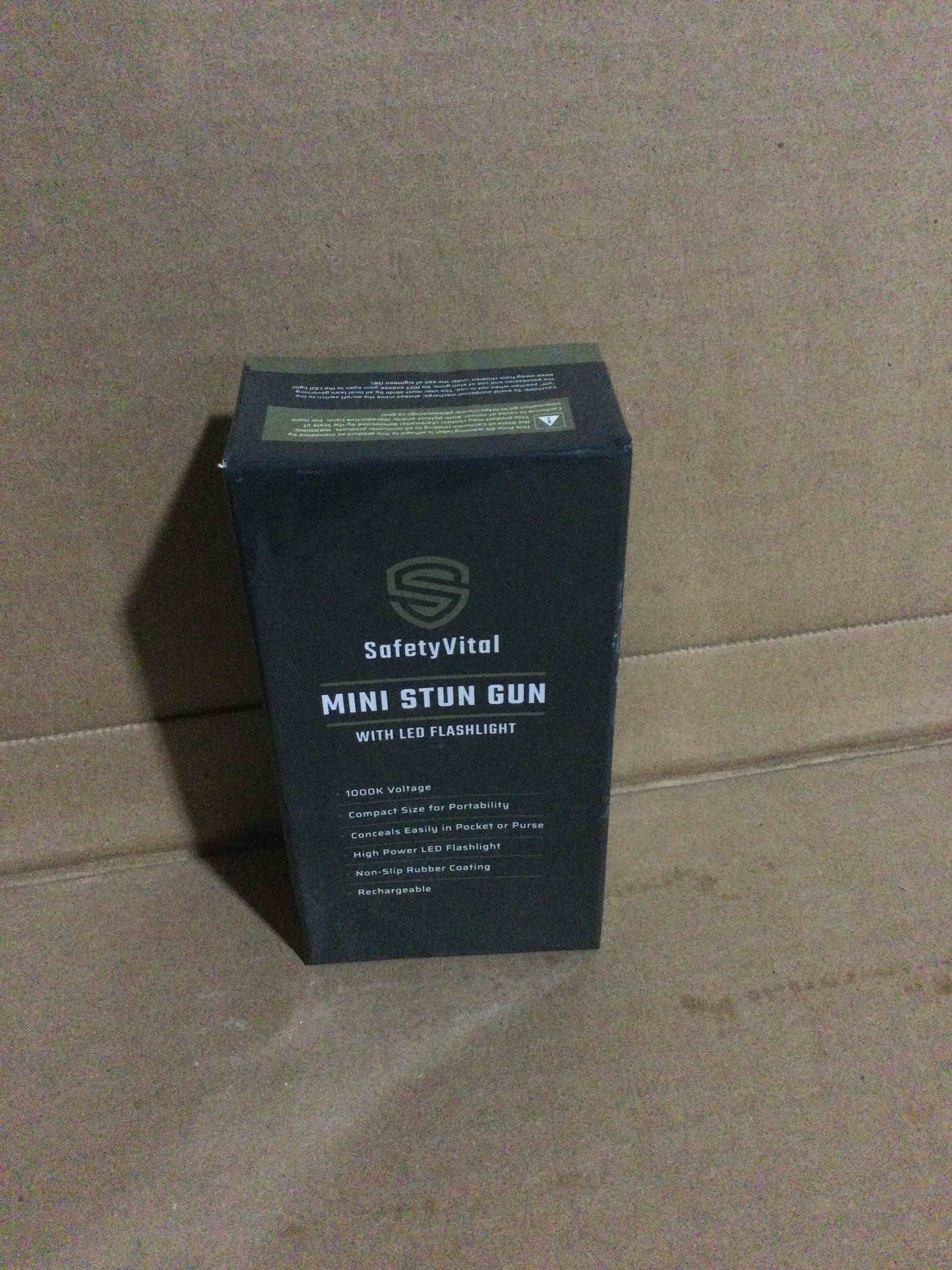 Condition photo showing Brand New for safety vital mini stun gun with LED flashlight