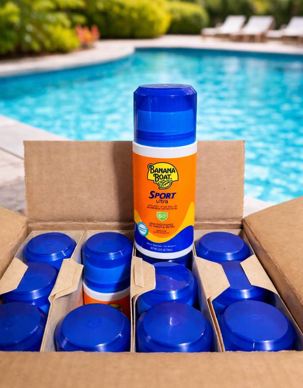 Case of 12 Banana Boat Sport Ultra SPF 60 Roll On Sunscreen  2.5oz