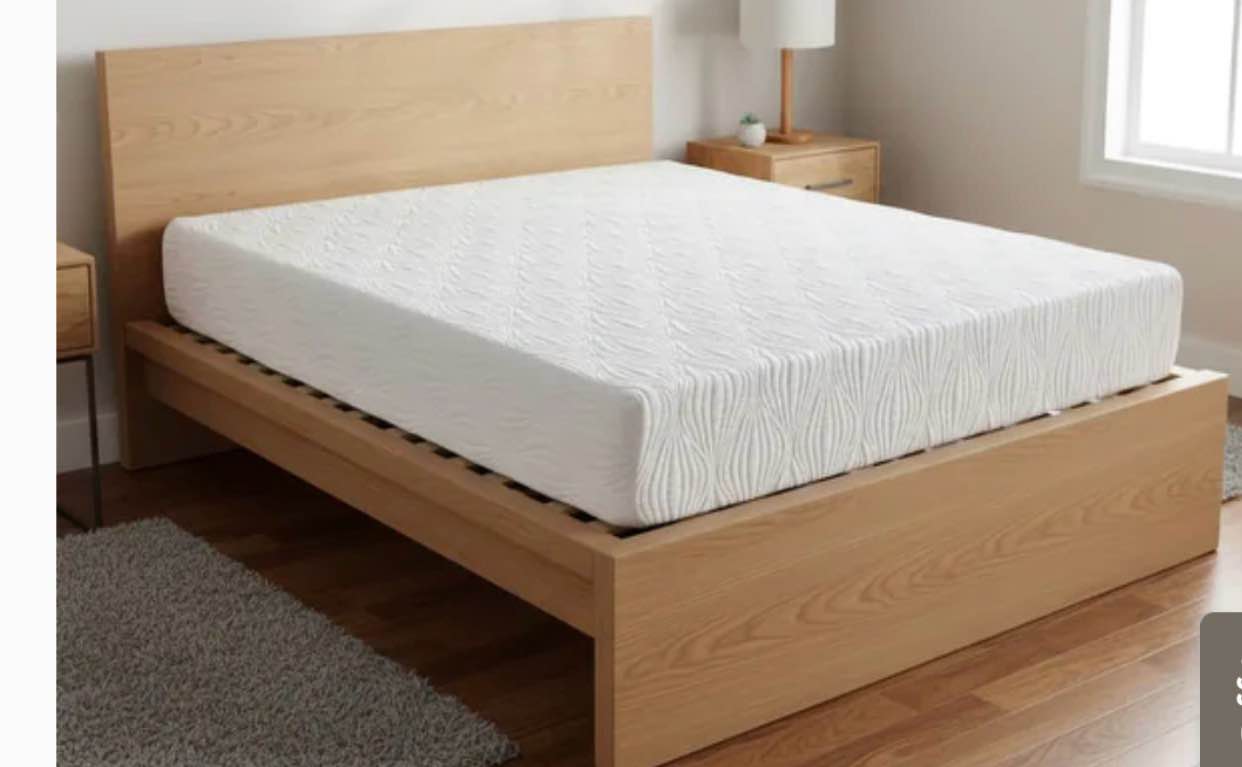 jerome’s 8” memory foam mattress california king 