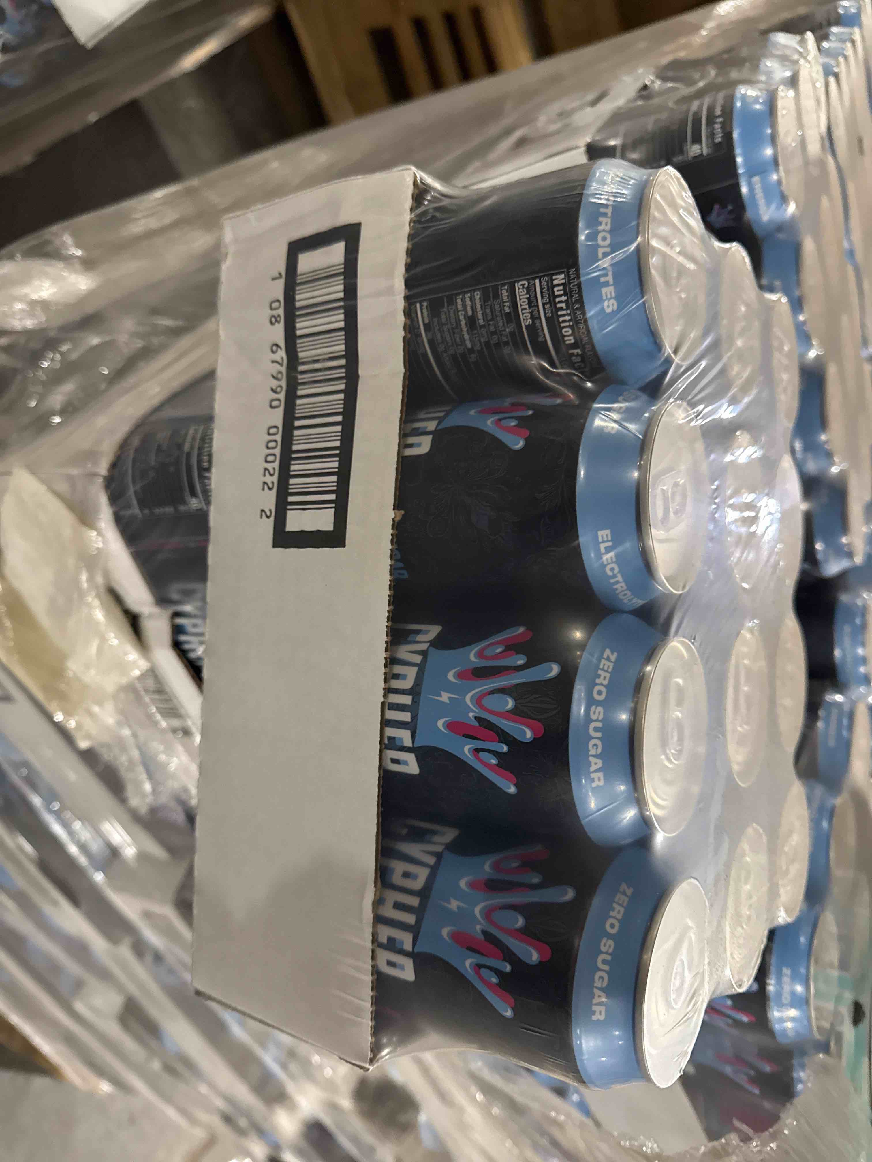 Condition photo showing New/Like New for Cypher Tropical Life Zero Sugar Energy Drink - 3g Whey Protein, 0g Sugar, 260 mg Caffeine, Non-Carbonated, High-Performance, Sugar-Free Drink for Sustained Energy and Focus - 12-Pack, 16 oz Cans(BB 7/23/26)