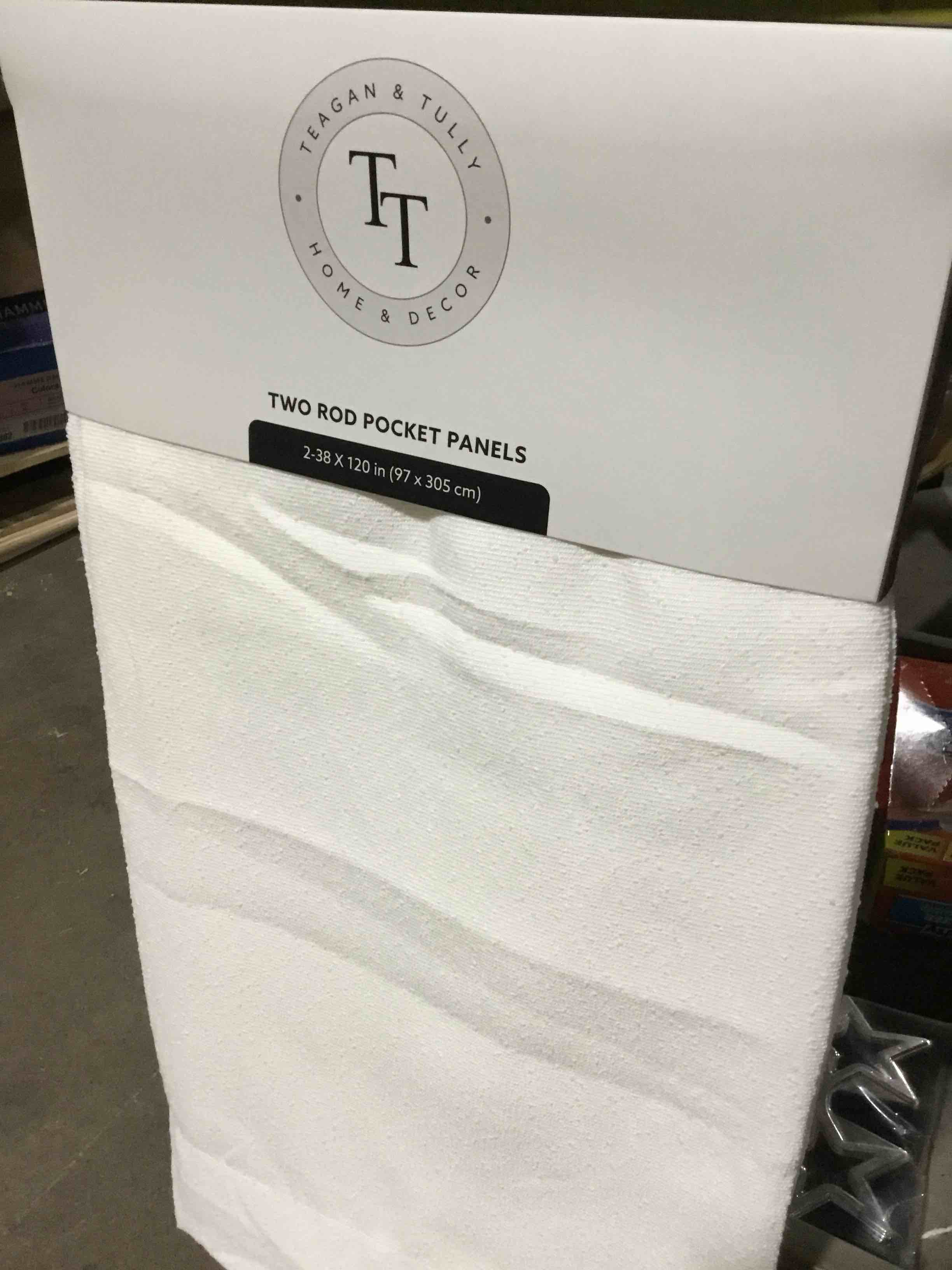 Condition photo showing New/Like New for TWOPAGES Thermal Insulated Blackout Window Curtain Drape for Bedroom Pinch Pleated and Back Tab Room Darkening Curtain for Living Room, 97x305 cm, 1 Panel, White