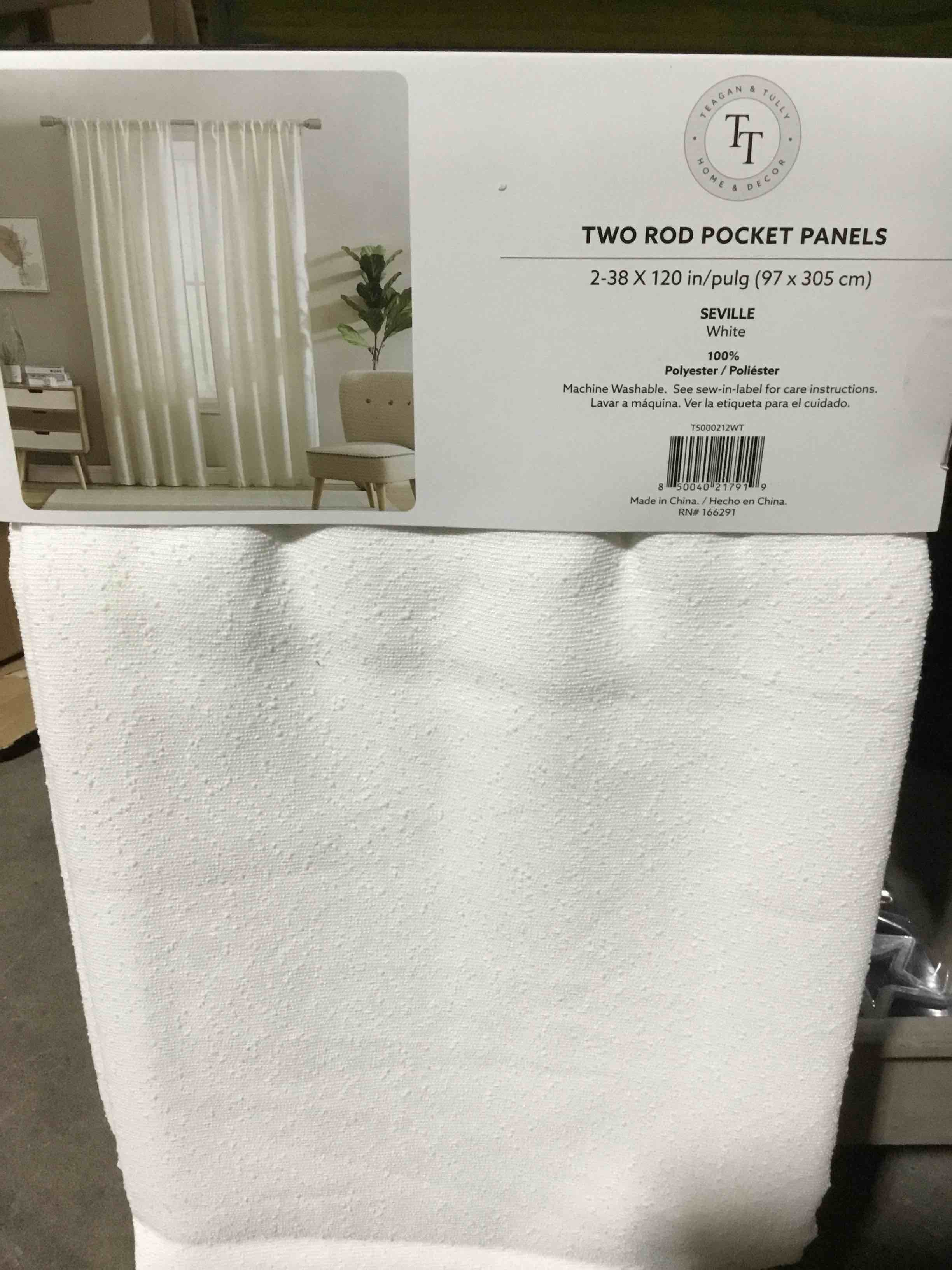 Condition photo showing New/Like New for TWOPAGES Thermal Insulated Blackout Window Curtain Drape for Bedroom Pinch Pleated and Back Tab Room Darkening Curtain for Living Room, 97x305 cm, 1 Panel, White