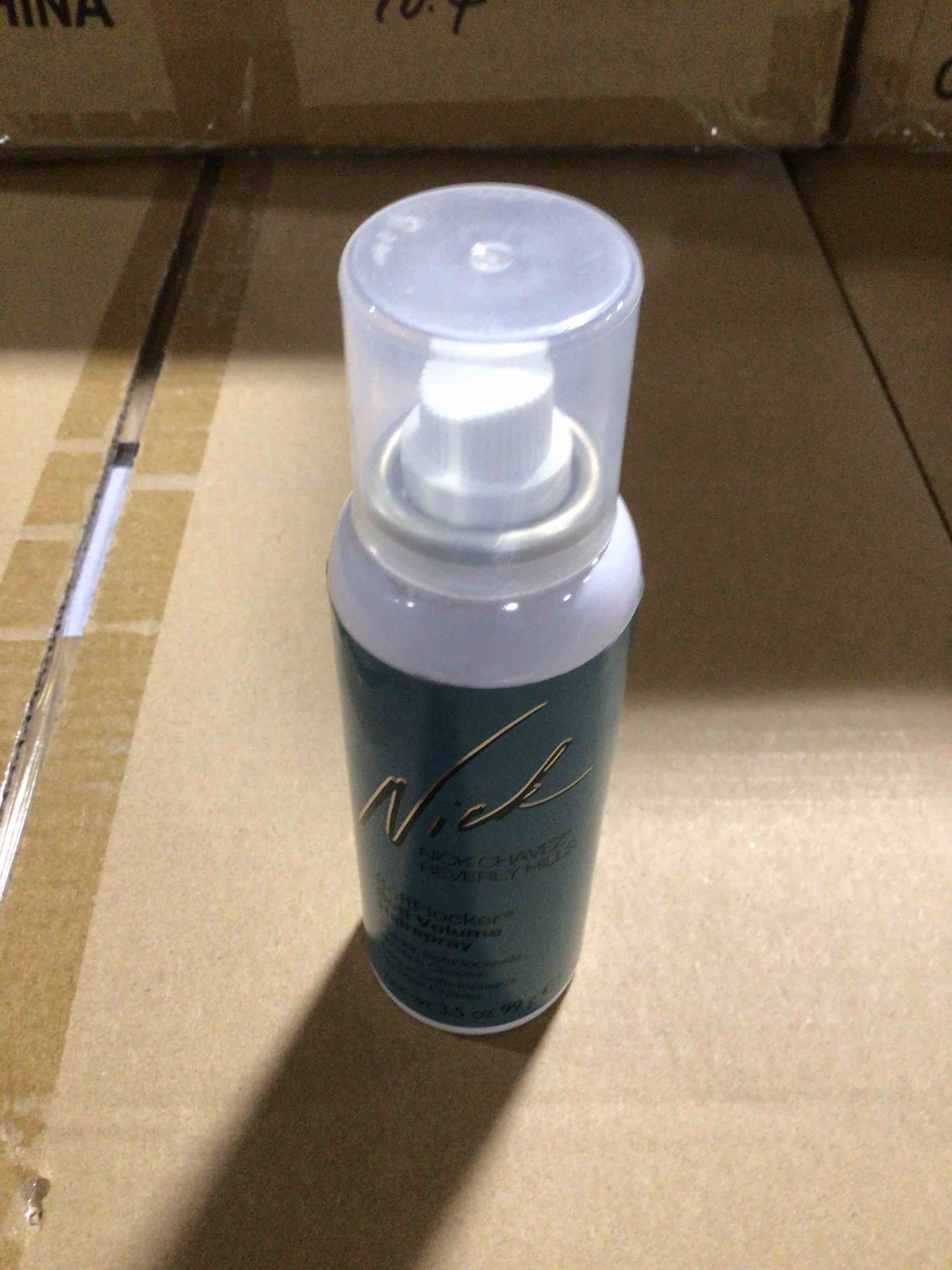 Condition photo showing New/Like New for Nick Chavez Softflocker Soft Volume Hairspray 3.5 Oz