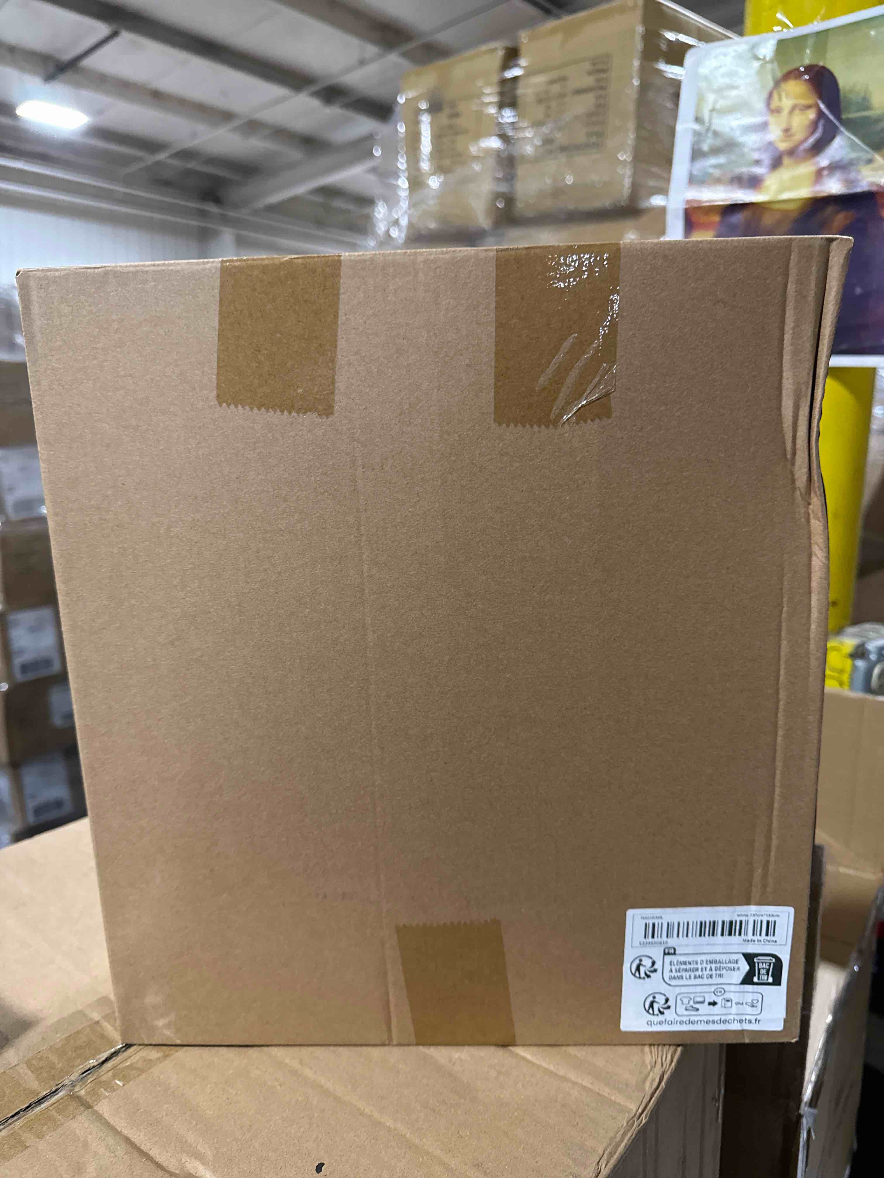 Condition photo showing New/Like New for Amazon Basics Lightweight Super Soft Easy Care Microfiber 4-Piece Bed Sheet Set with 14-Inch Deep Pockets, Full, Bright White, Solid