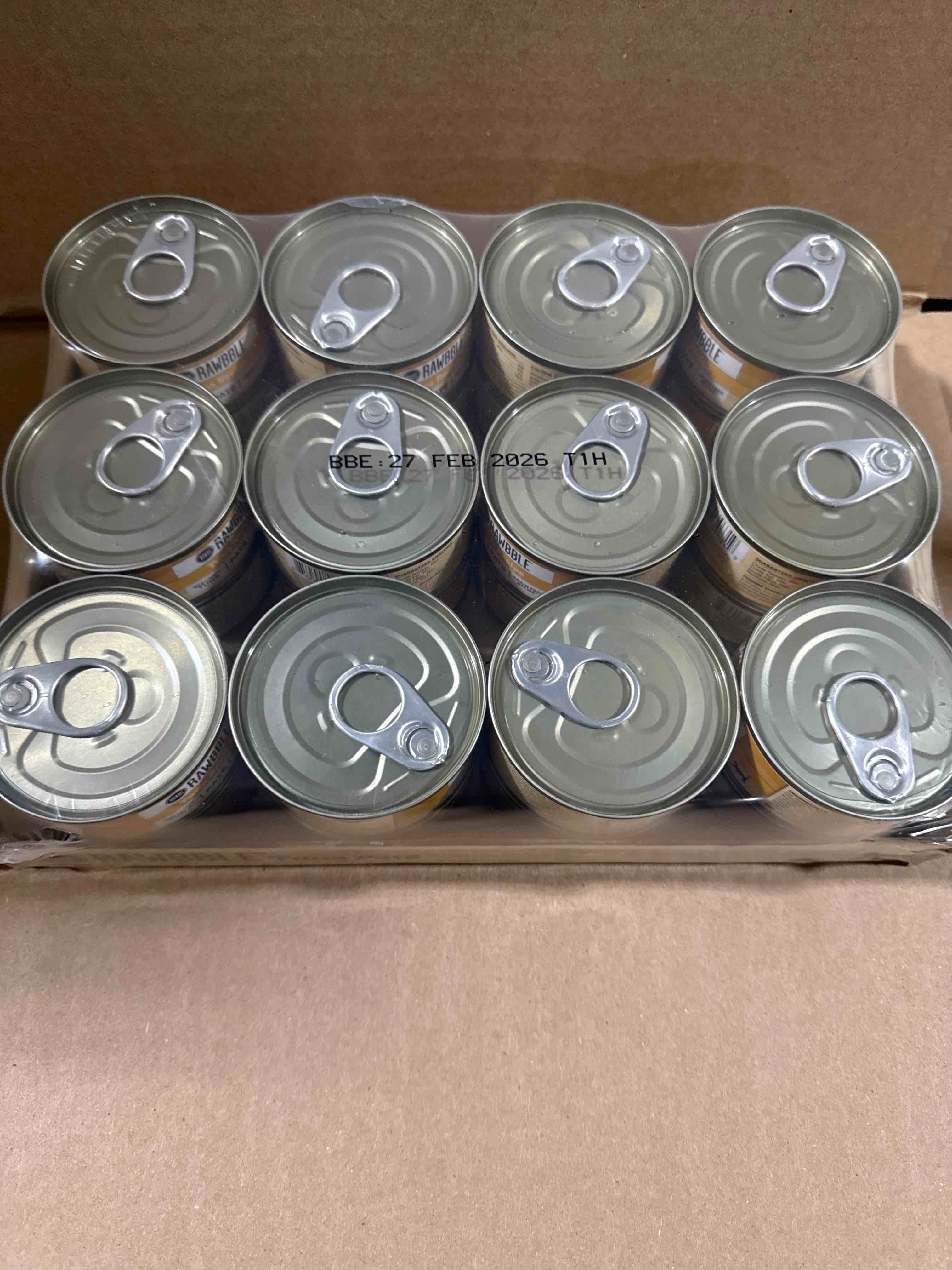 Condition photo showing New/Like New for Case of 24 Bixbi Rawbble Tuna Pate Wet Cat Food Bb February 2026 