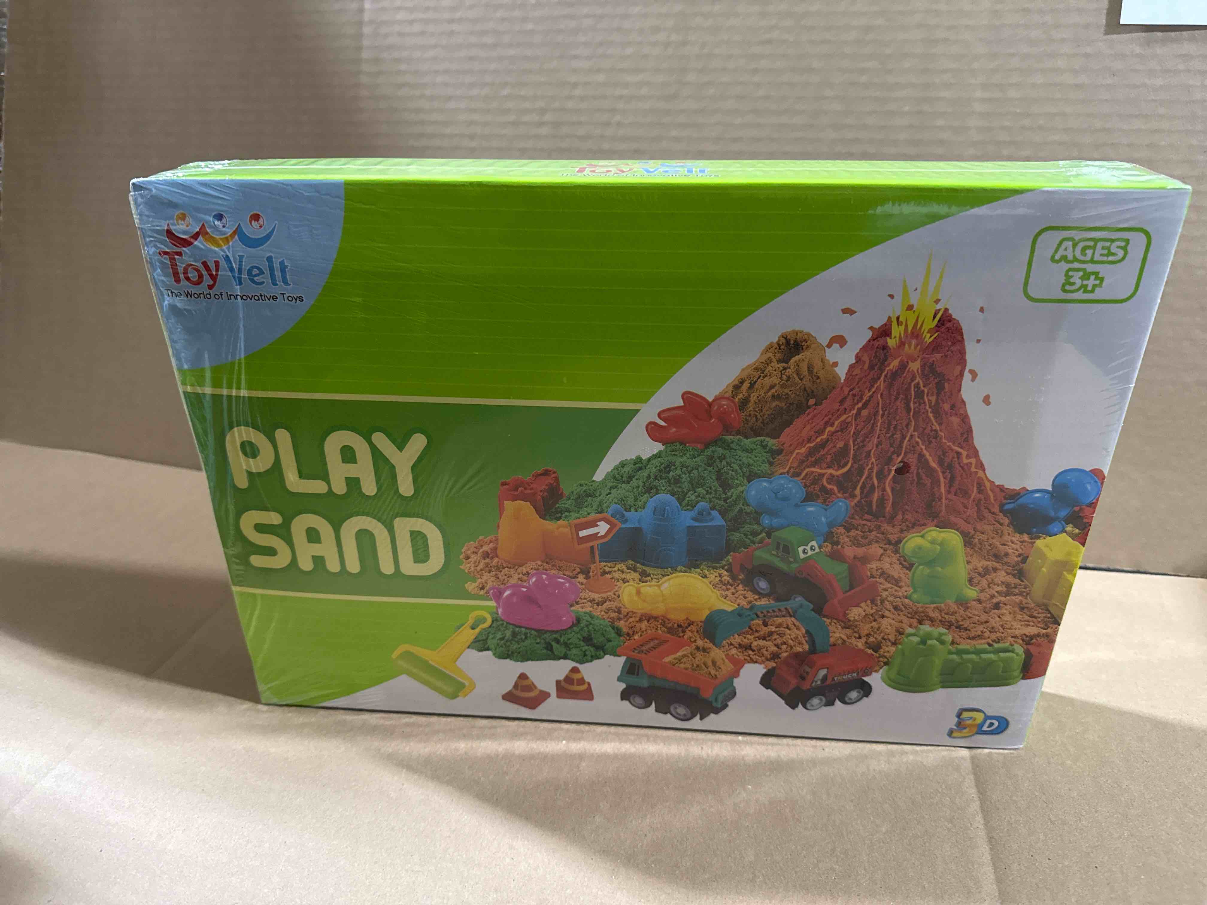 Condition photo showing Brand New for toy velt play sand