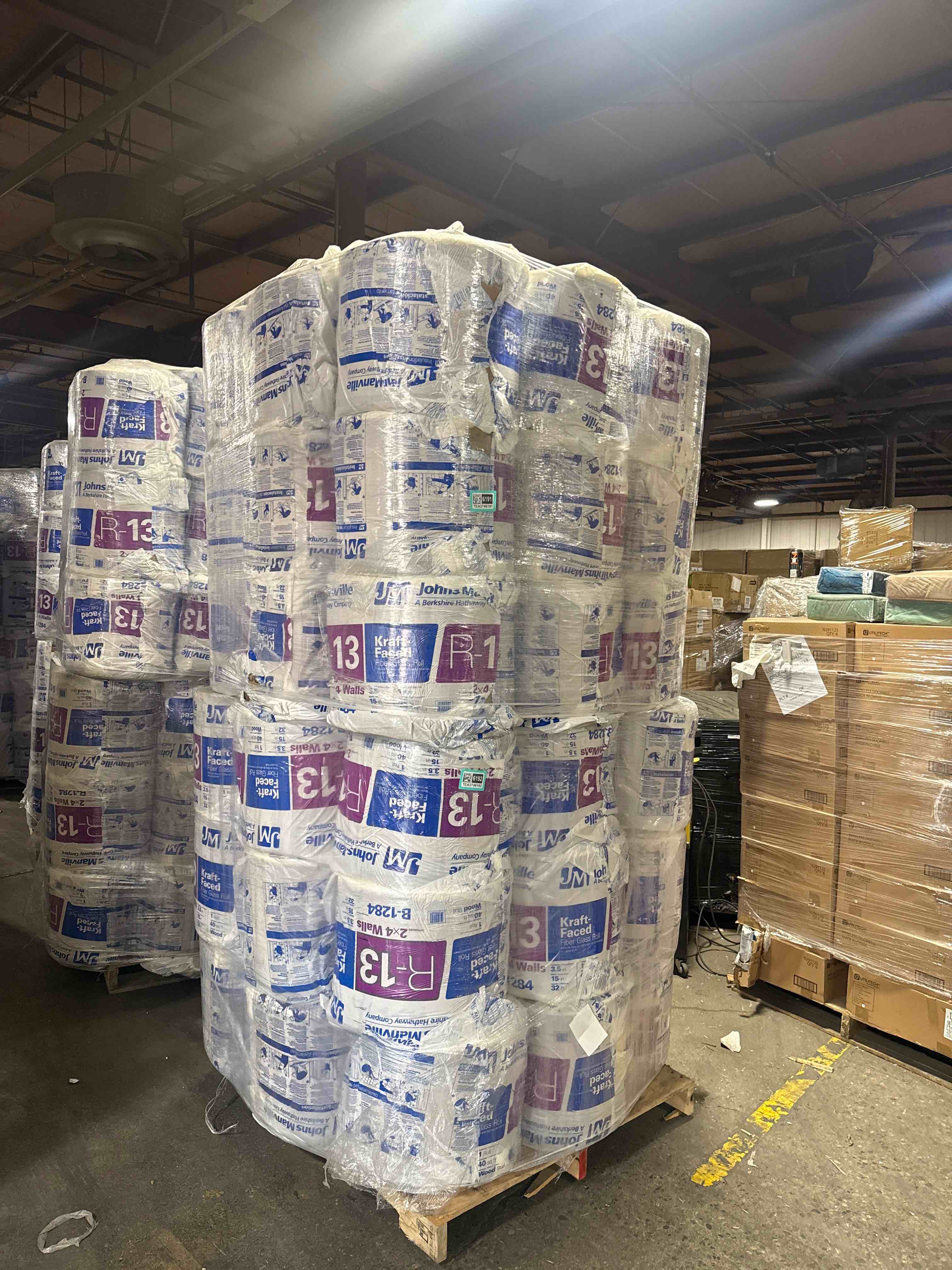 27 - Bags John’s Manville Faced R-13