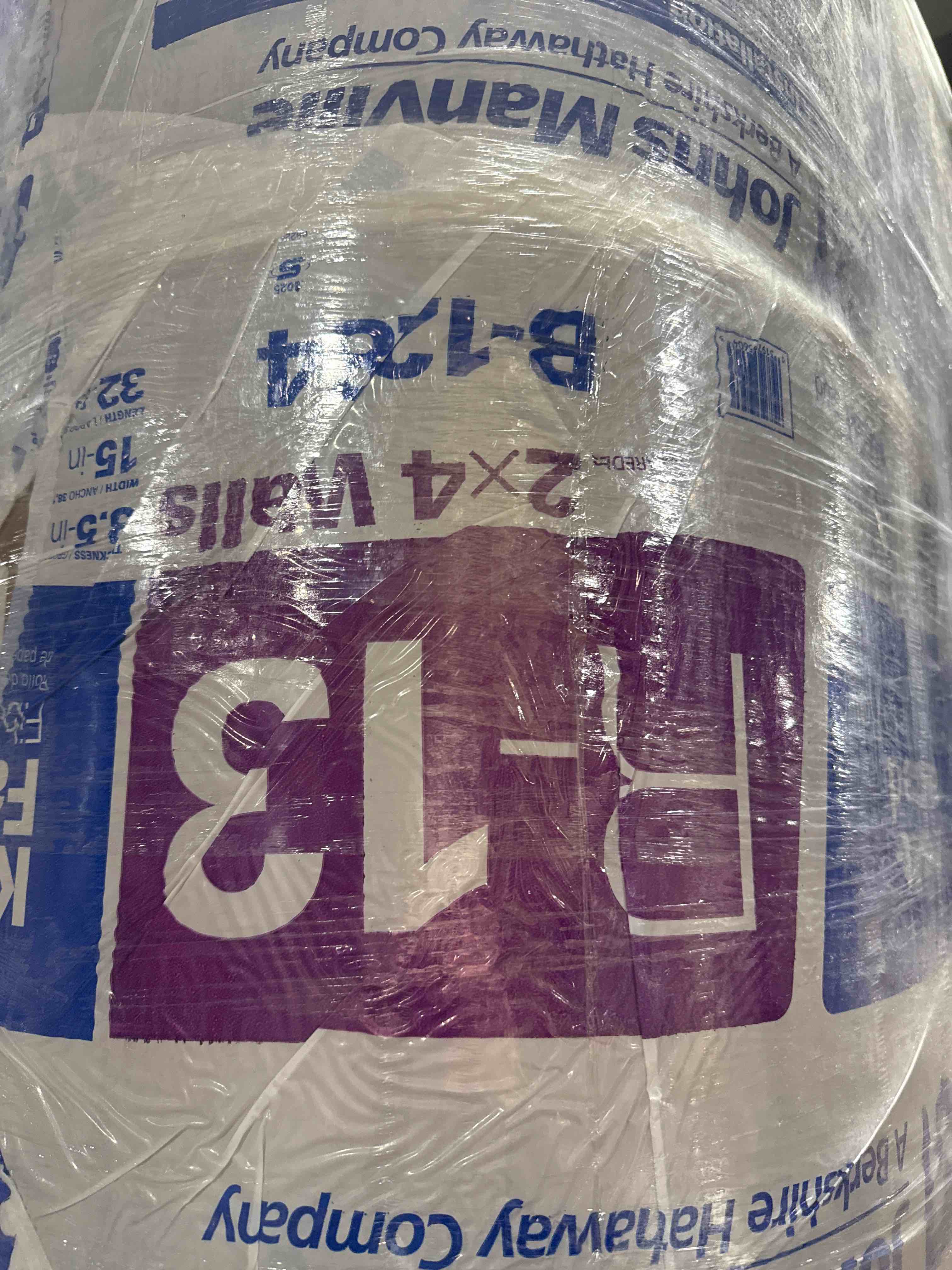 Condition photo showing New/Like New for 27 - Bags John’s Manville Faced R-13