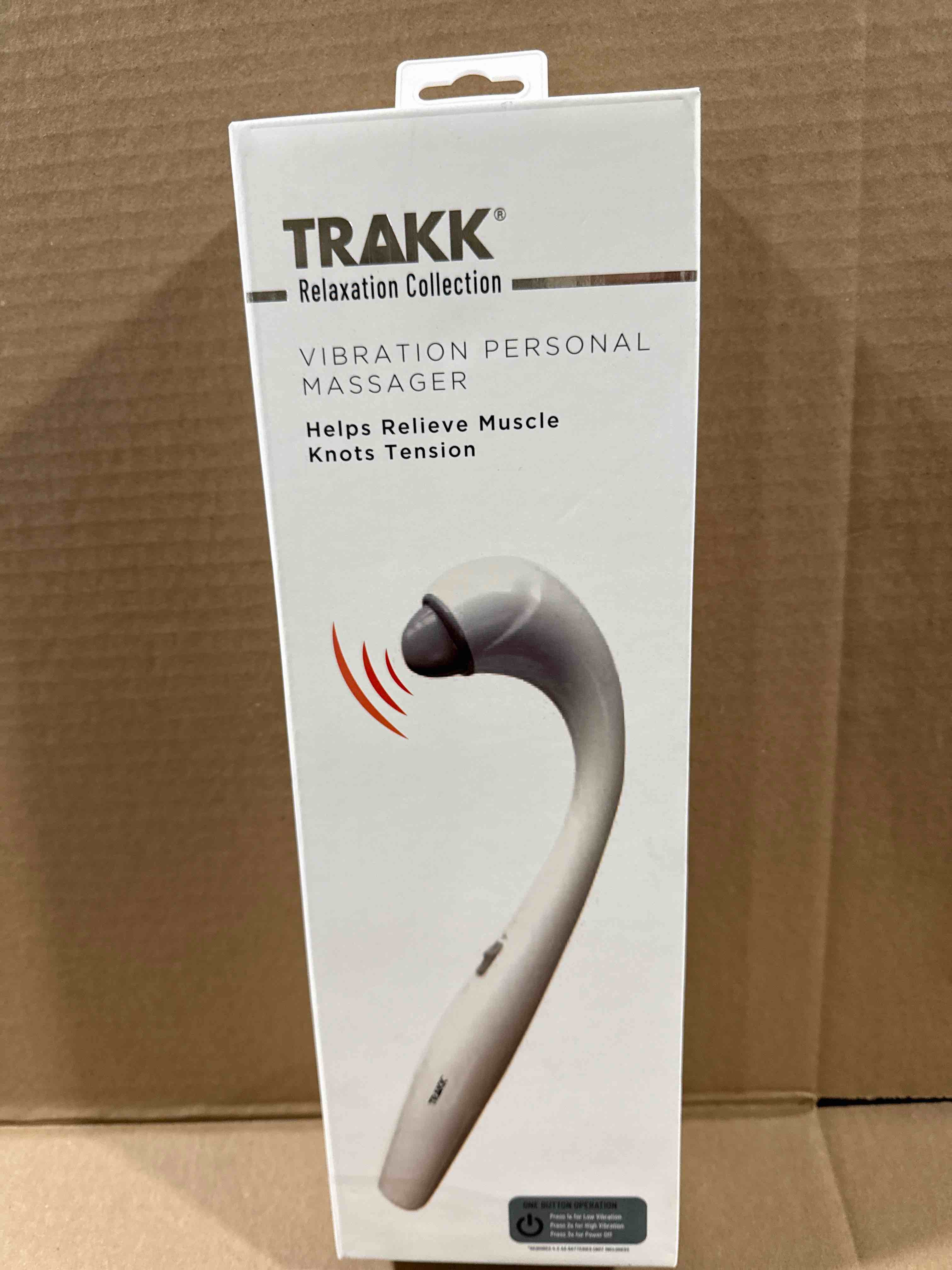 Condition photo showing New/Like New for TRAKK Vibration Handheld Personal Massager - Experience the Ultimate Soothing Therapy with 2 Adjustable Speeds for Customized Muscle Relief and Tranquil Well-Being