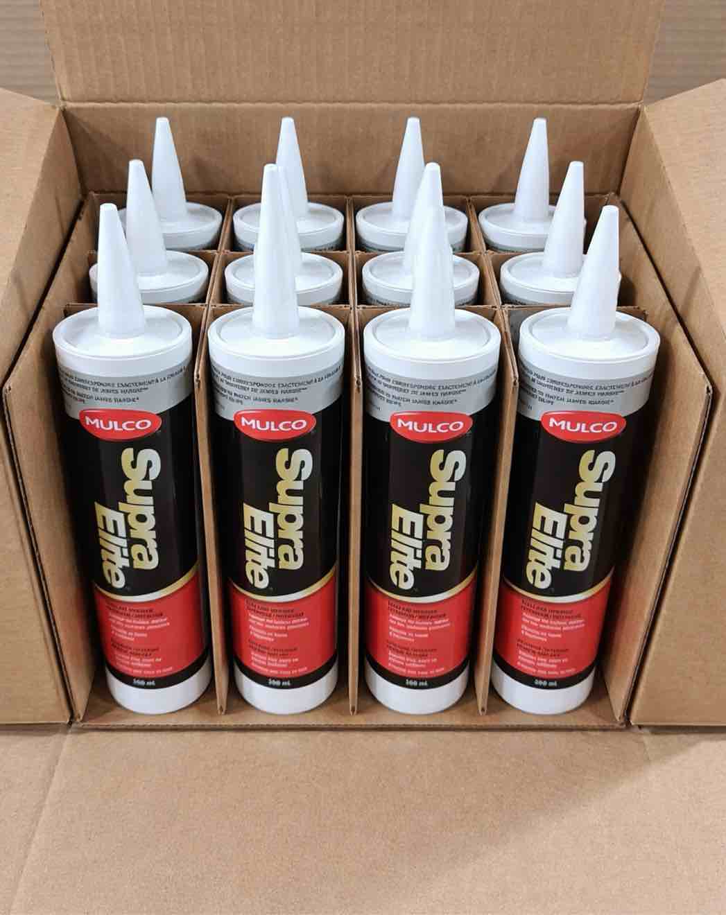 Case of 12 Mulco Supra Elite caulk 300ml