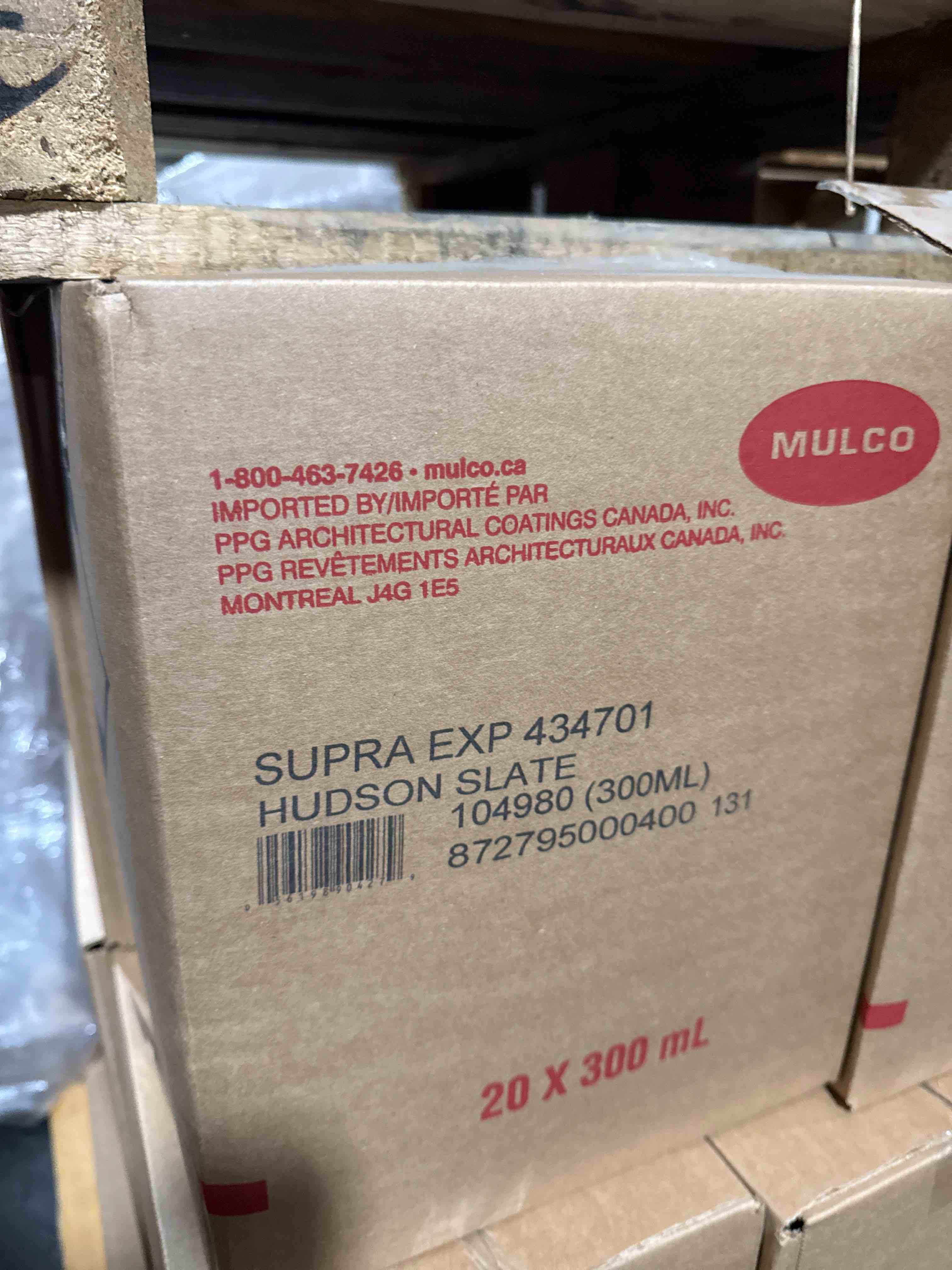 Condition photo showing New/Like New for Case of 12 Supra Expert Caulk Hudson Slate 