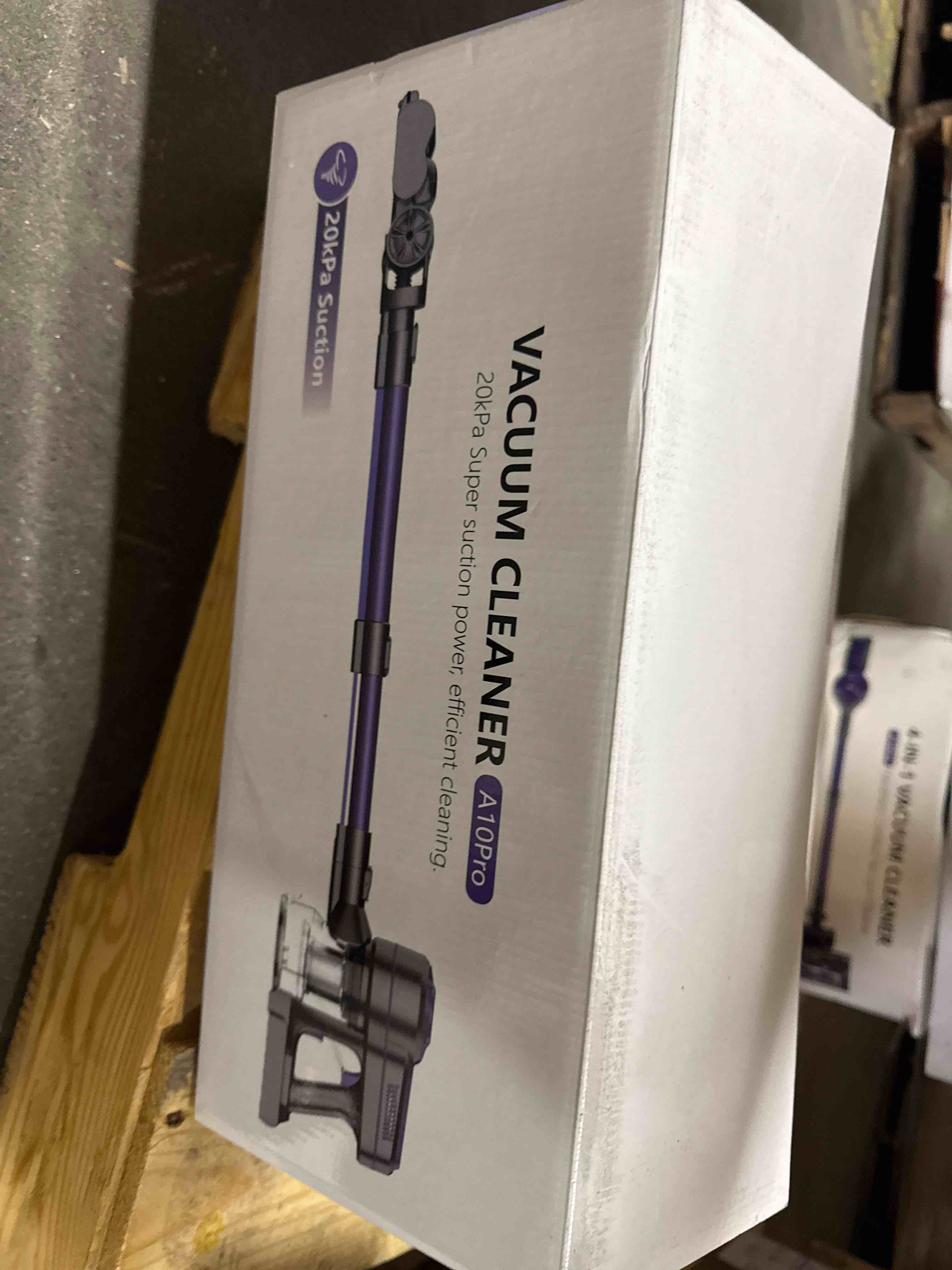 Condition photo showing As Is for 4-in-1 cordless stick vacuum cleaner a10pro