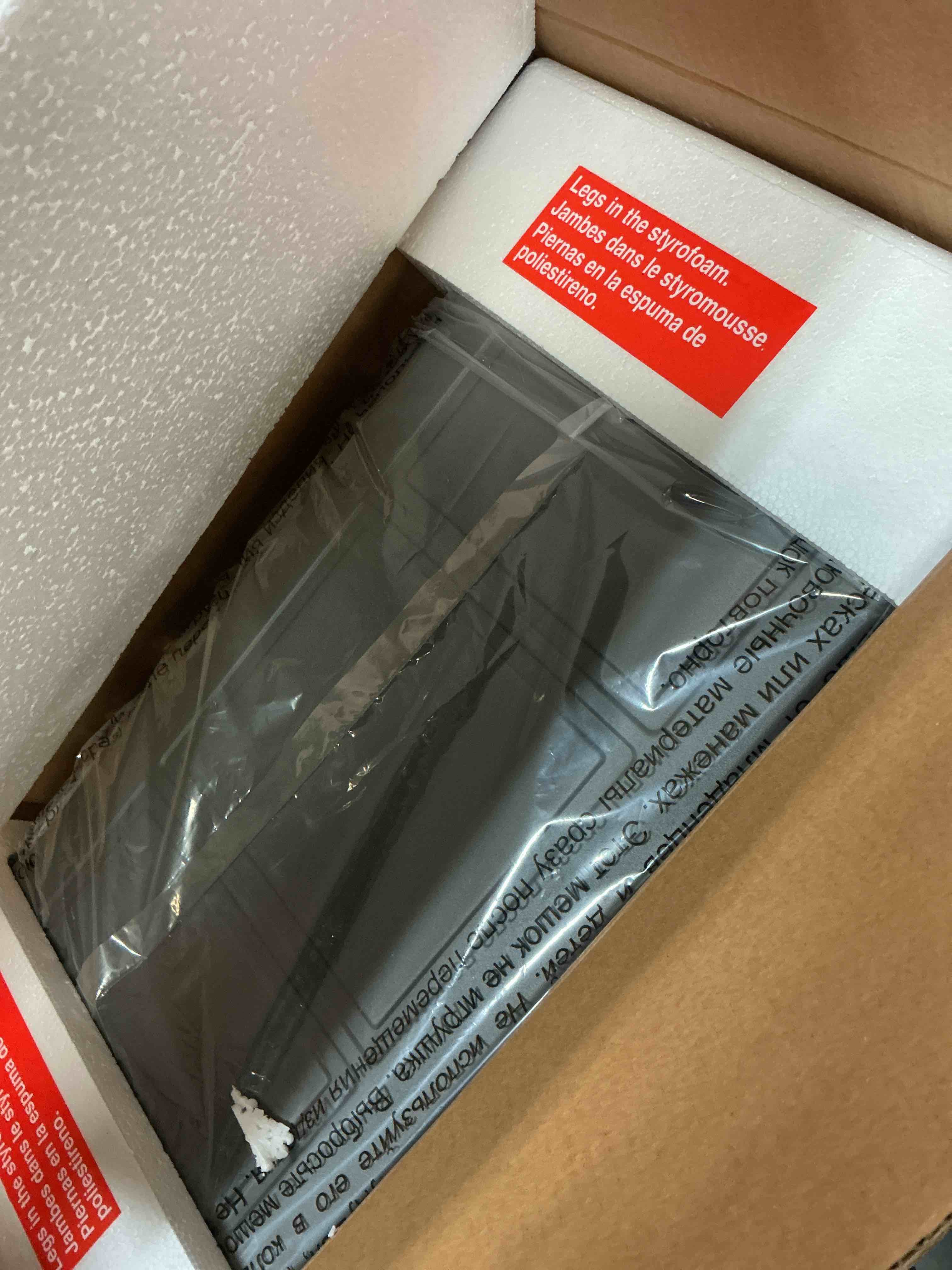 Condition photo showing As Is for duraflame INFRARED QUARTZ ELECTRIC STOVE HEATER: DFI-591-D978 metal gray 