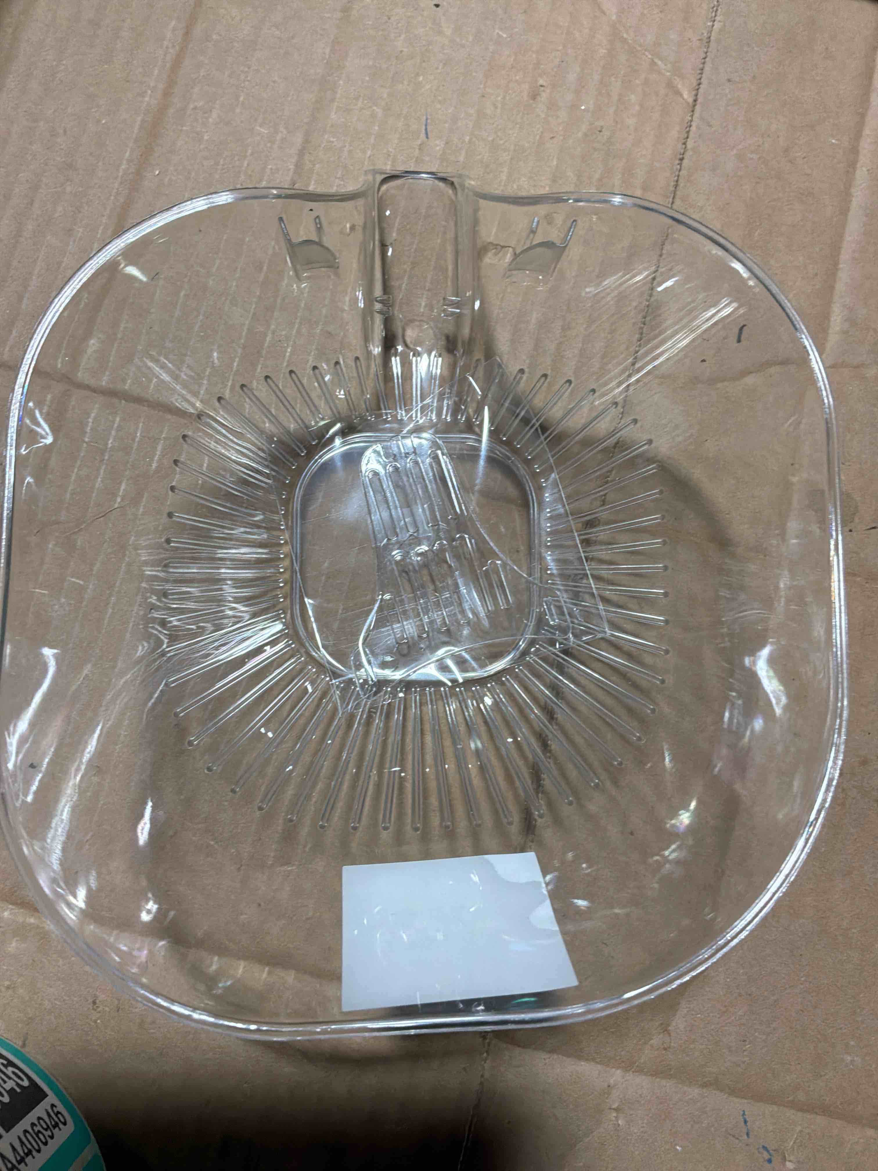 Condition photo showing New/Like New for Multi-functional Drain Basket with Spout, Plastic Kitchen Sink Drain Strainer with Removable Filter, Drainage Basket Funnel, Colander Bowl For Vegetable Salad Pasta, Washing Filter (Transparent (1PC)) Brand: CREYJALAB