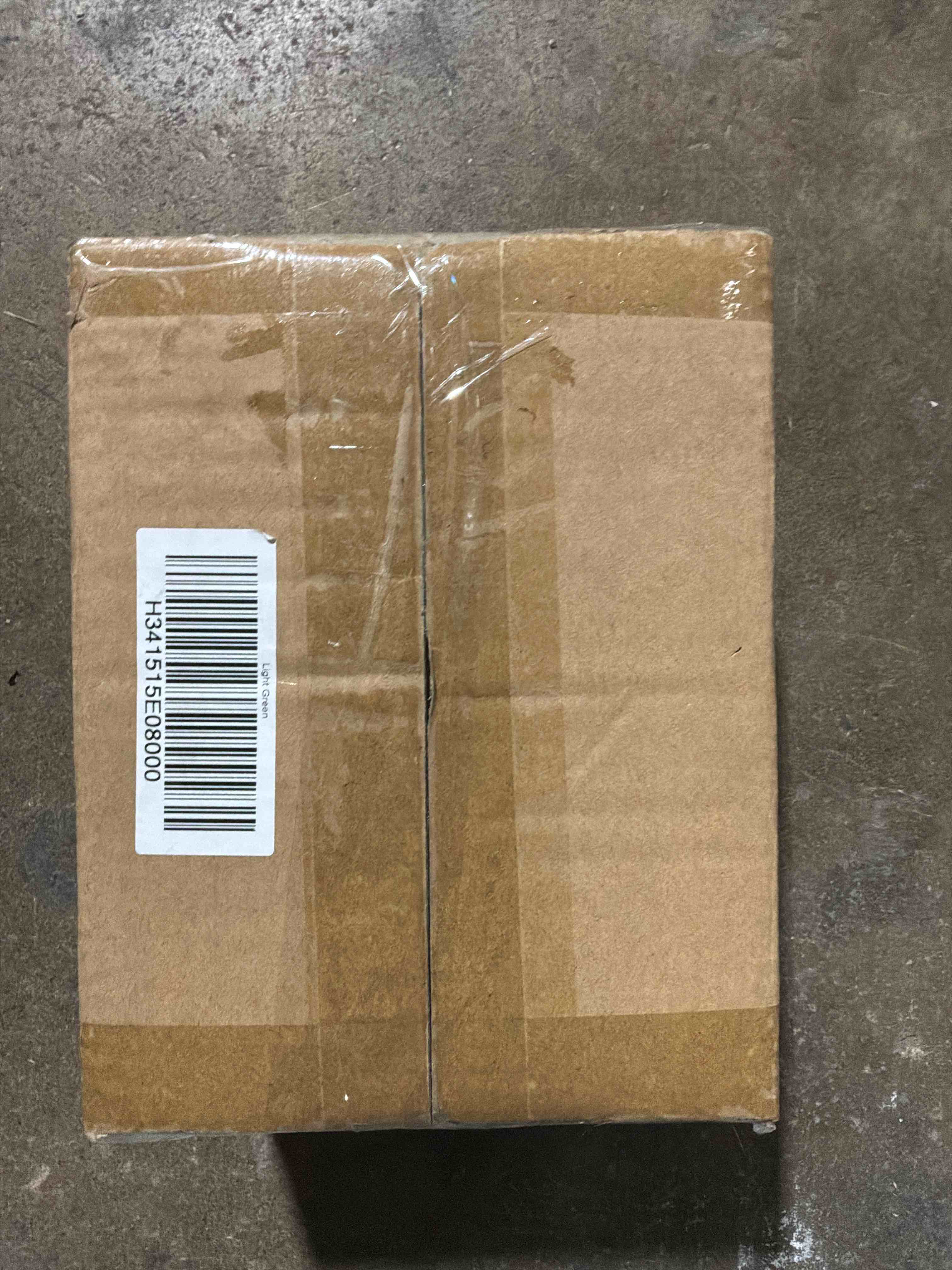 Flameless candle set 2 piece green 