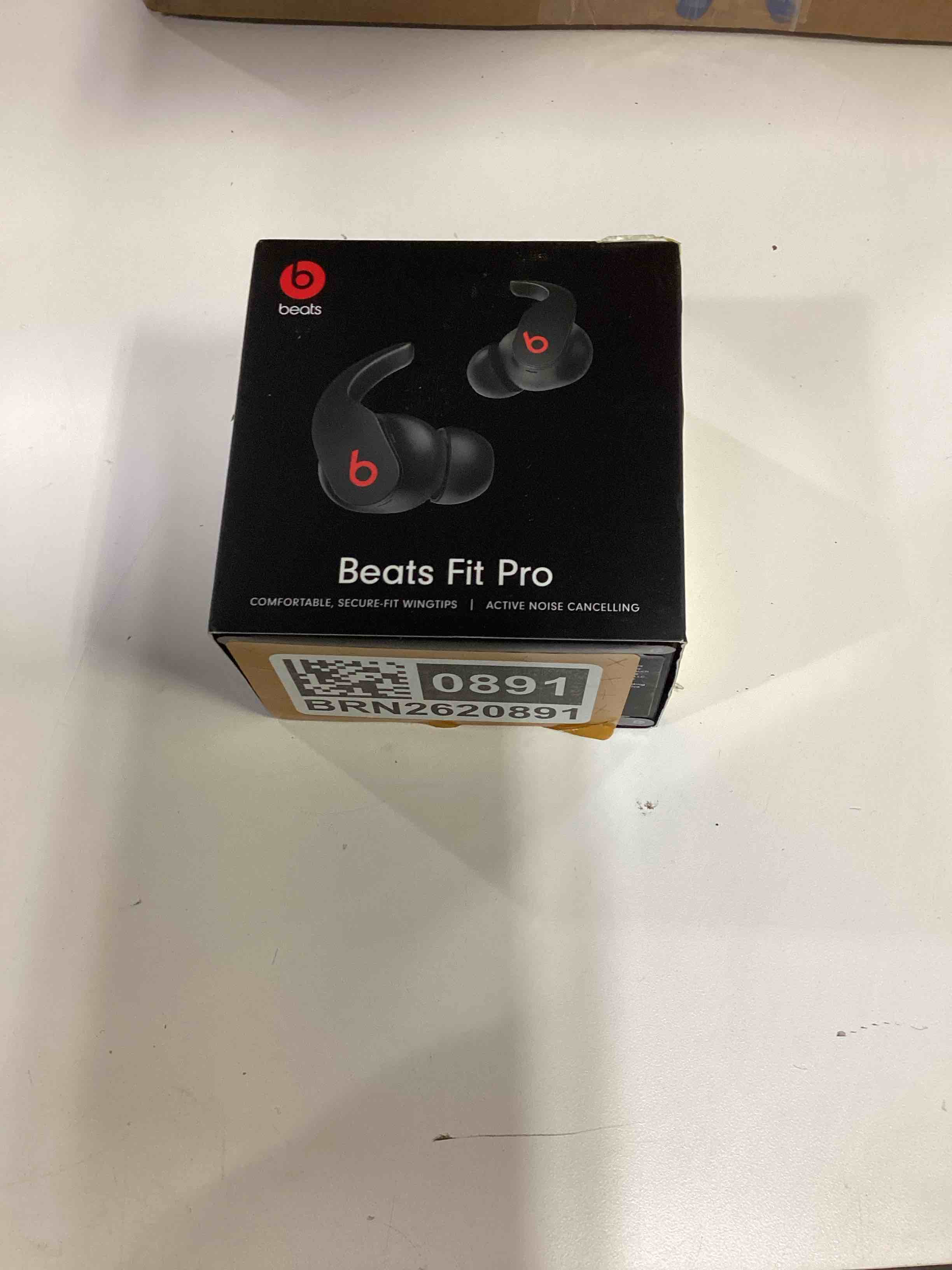 Condition photo showing New/Like New for Beats Fit Pro (1st Gen) - True Wireless Noise Cancelling Earbuds - Active Noise Cancelling - Sweat Resistant Earphones, Compatible with Apple & Android, Class 1 Bluetooth®- Beats Black Beats Black Fit Pro Without AppleCare+
